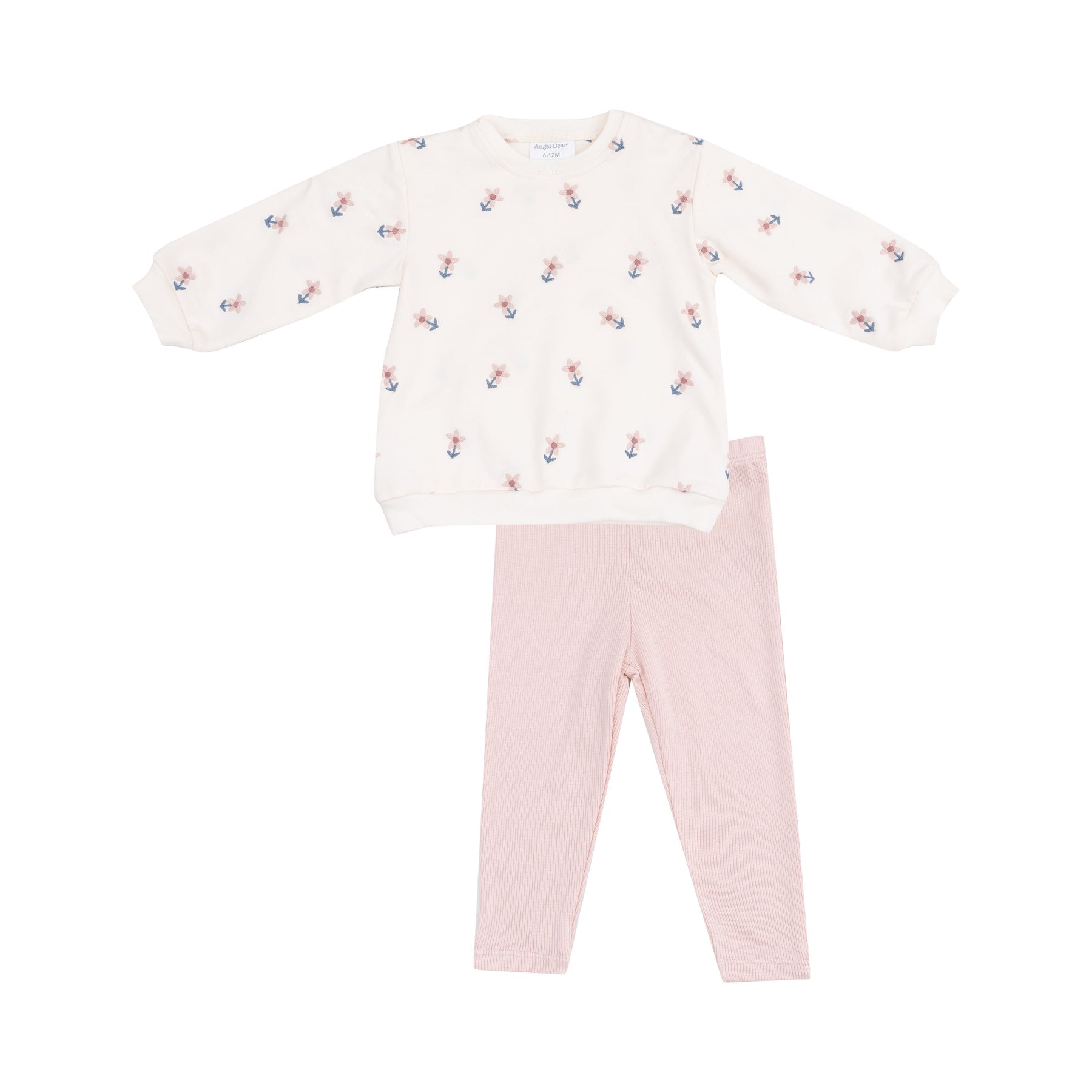 Daisy French Terry Sweatshirt & Leggings Set