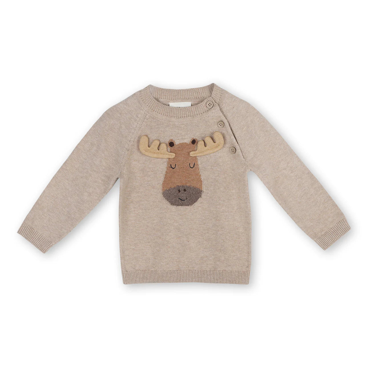 Moose Organic Baby Pullover