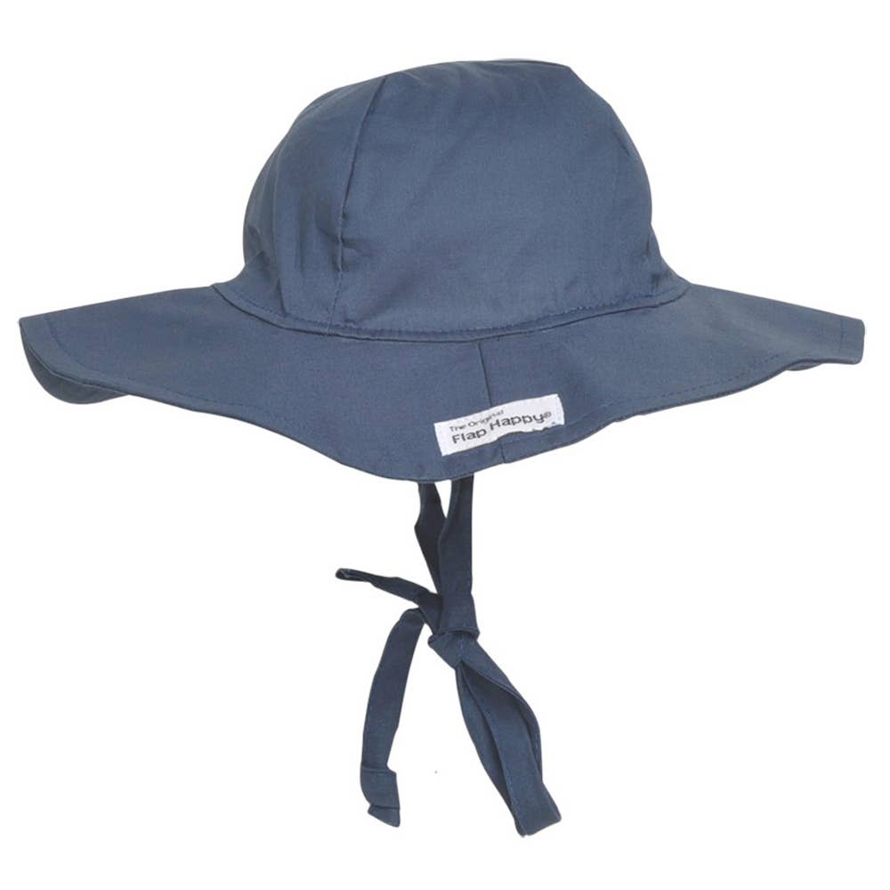 Navy floppy sun hat