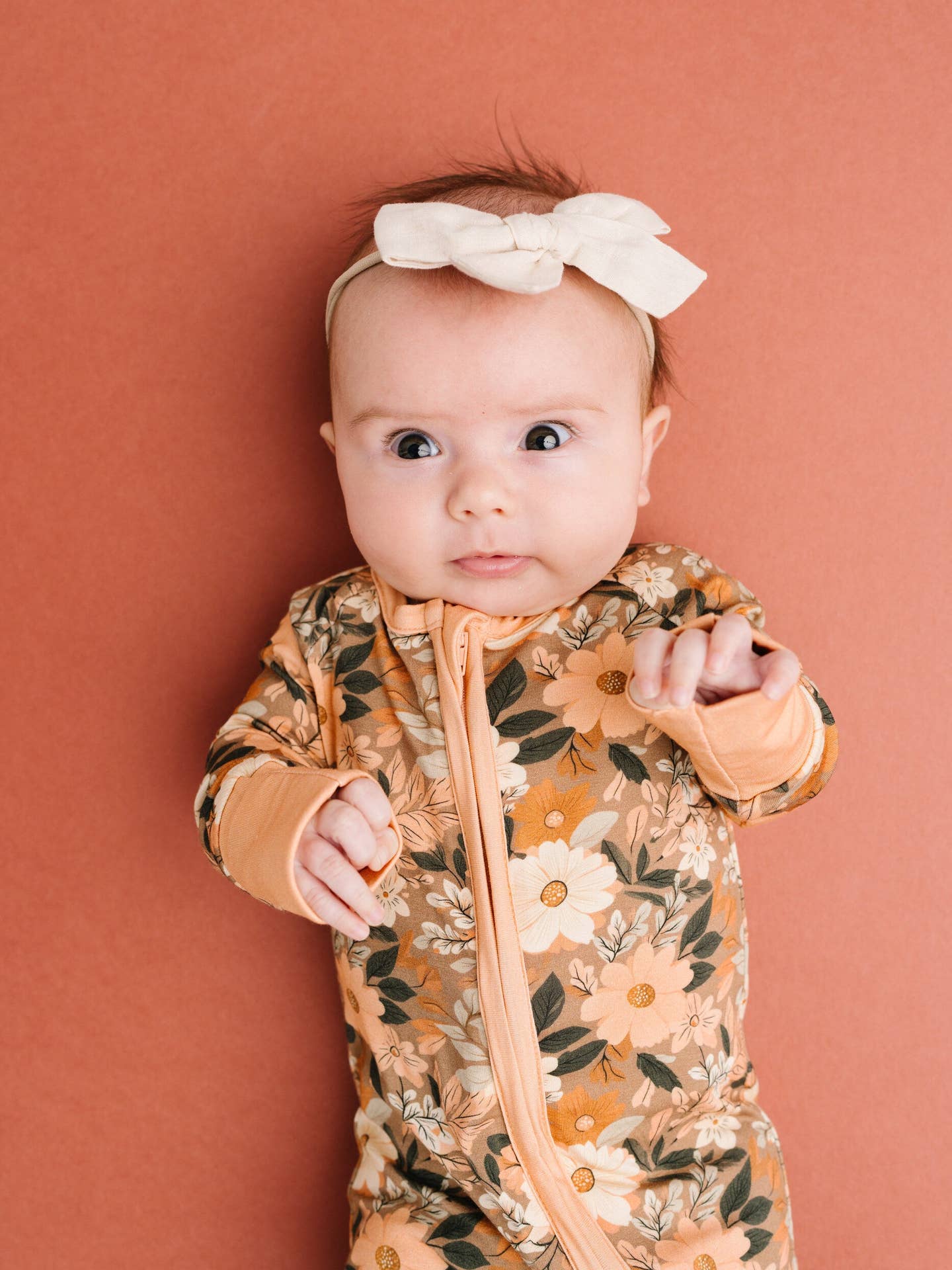 autumn bloom convertible bamboo footie