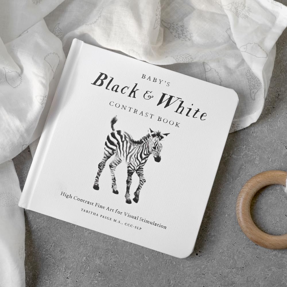 baby black white contrast board book