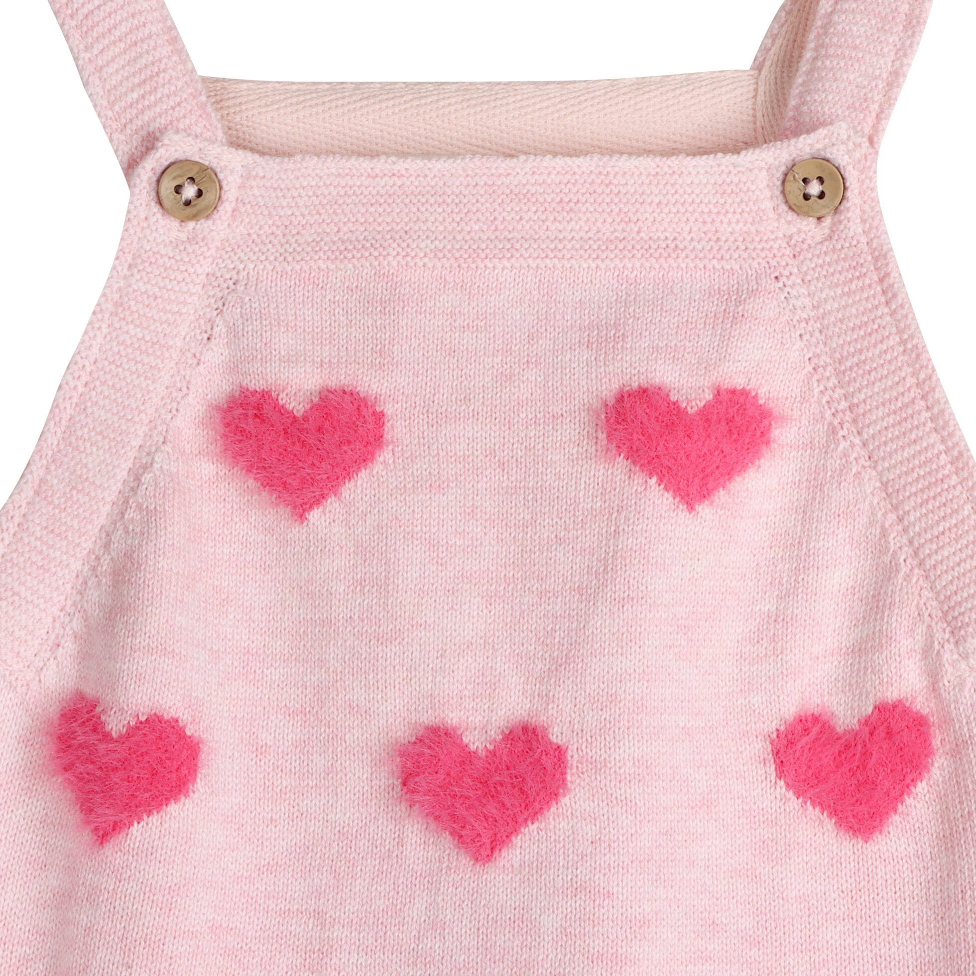 baby girl valentines heart sweater jumpsuit