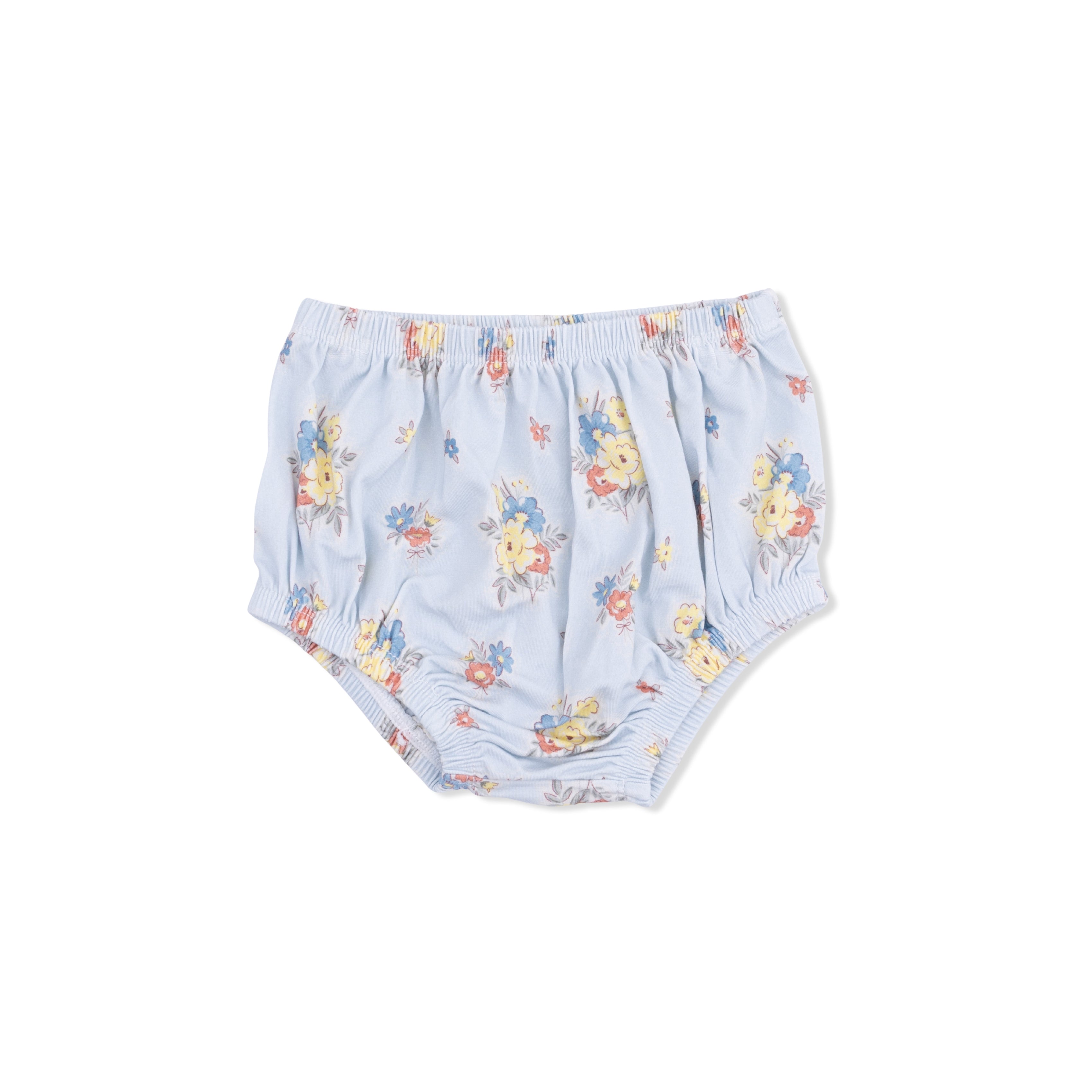 blue floral matching bloomer