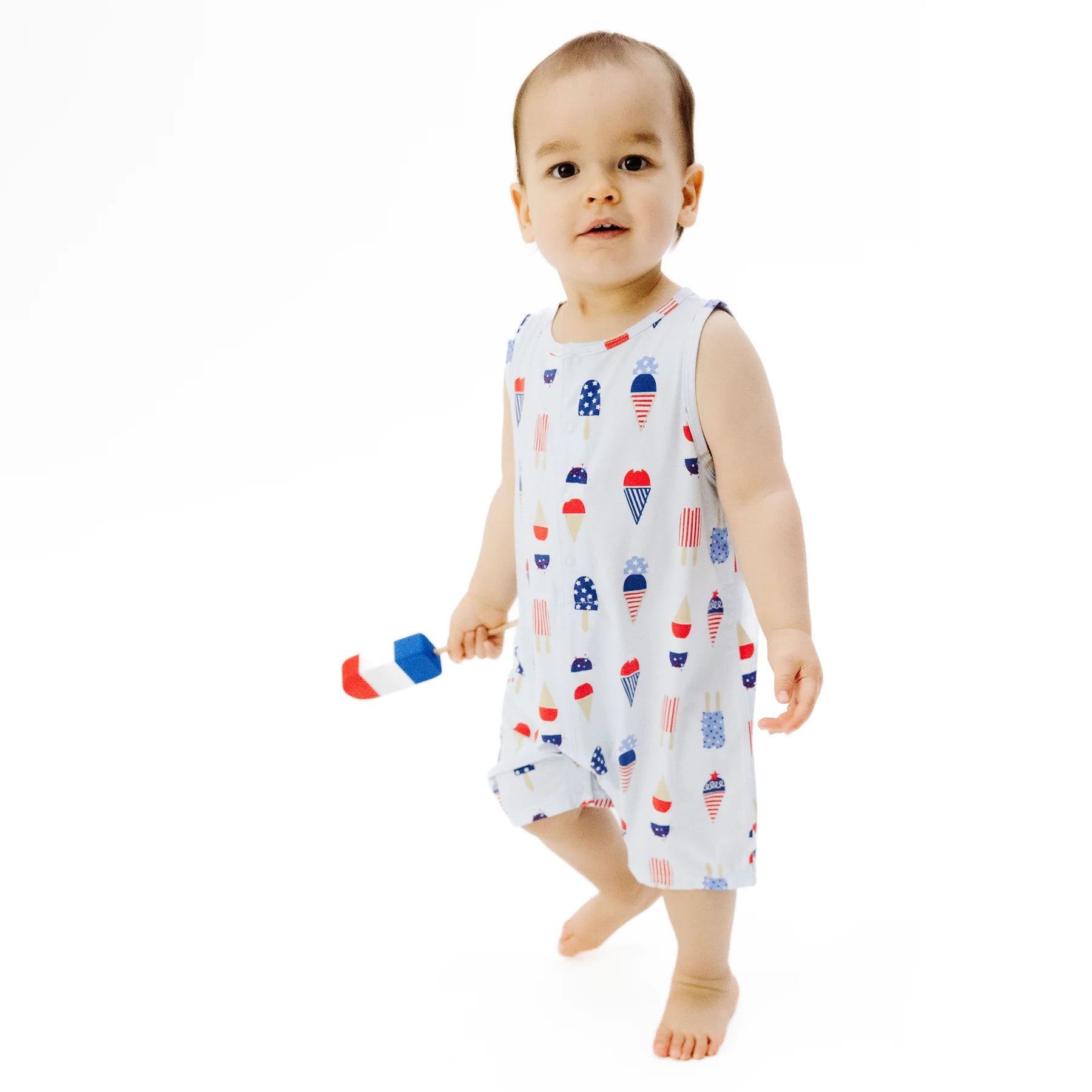 bomb pop baby romper