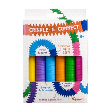 colored crinkle tubes