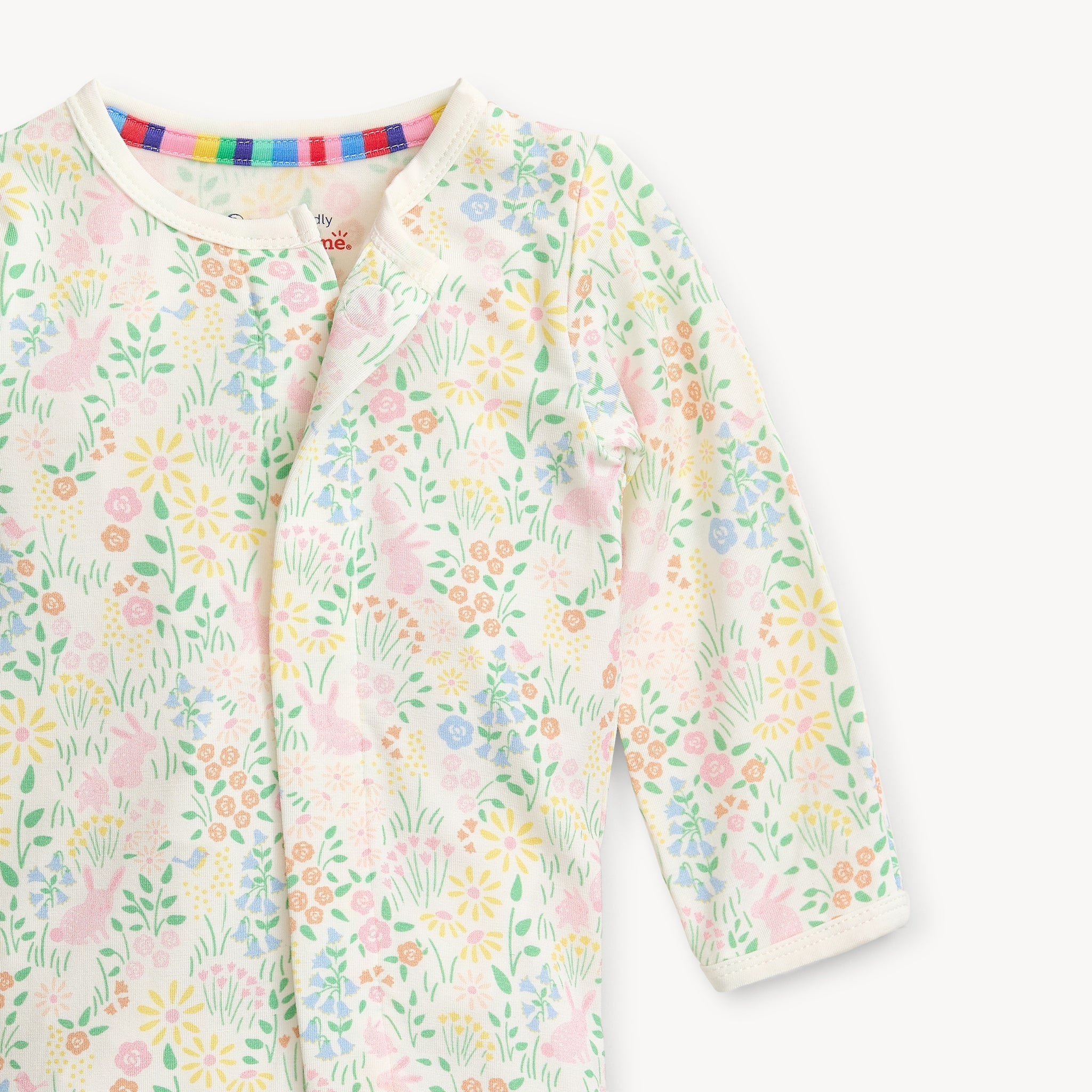 floral print magnetic me easter footie