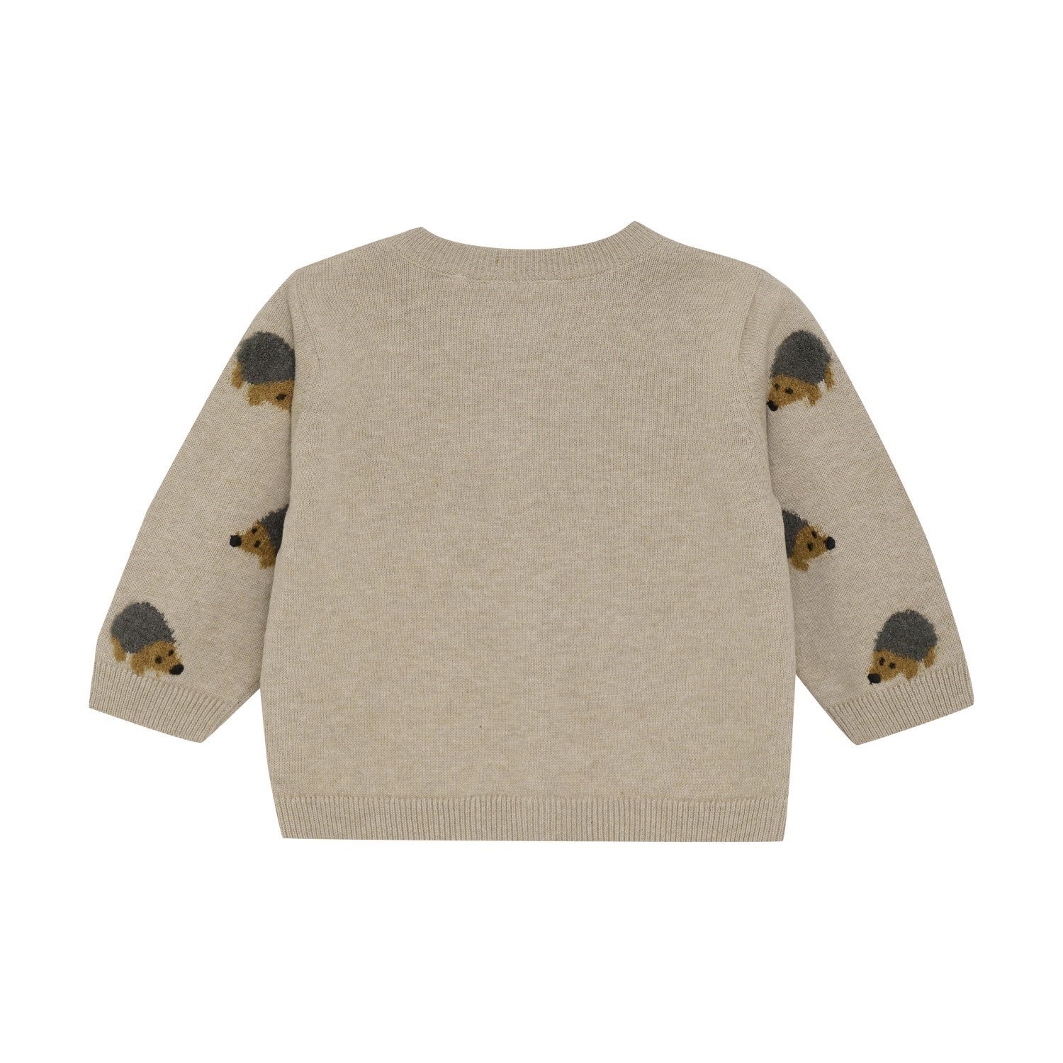hedgehog knit cardigan back