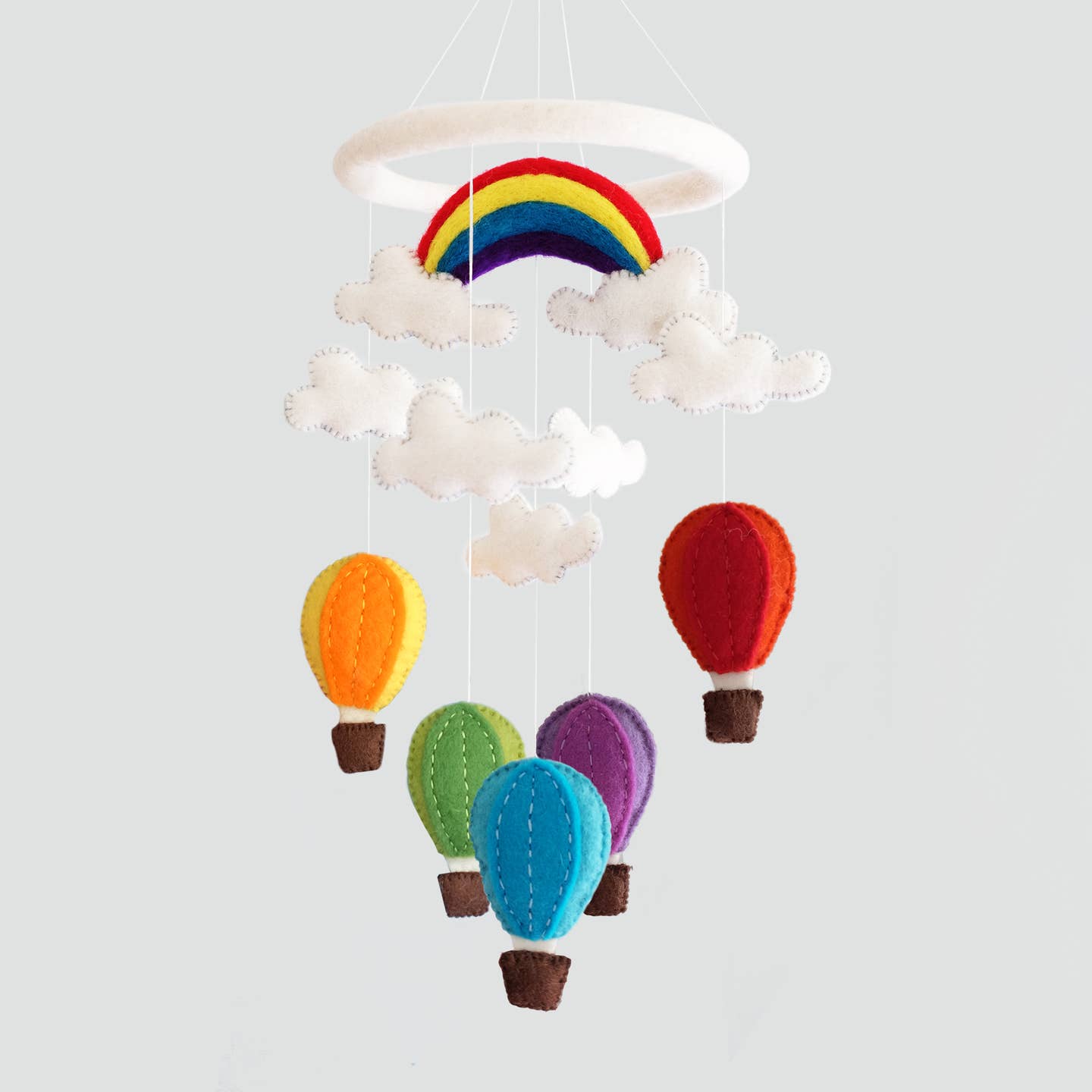 hot air balloon baby mobile