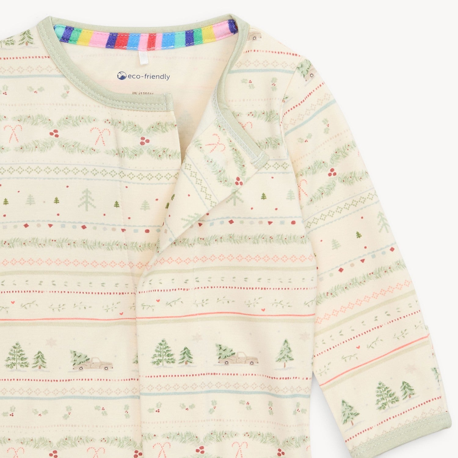 magnetic footie with christmas tree print