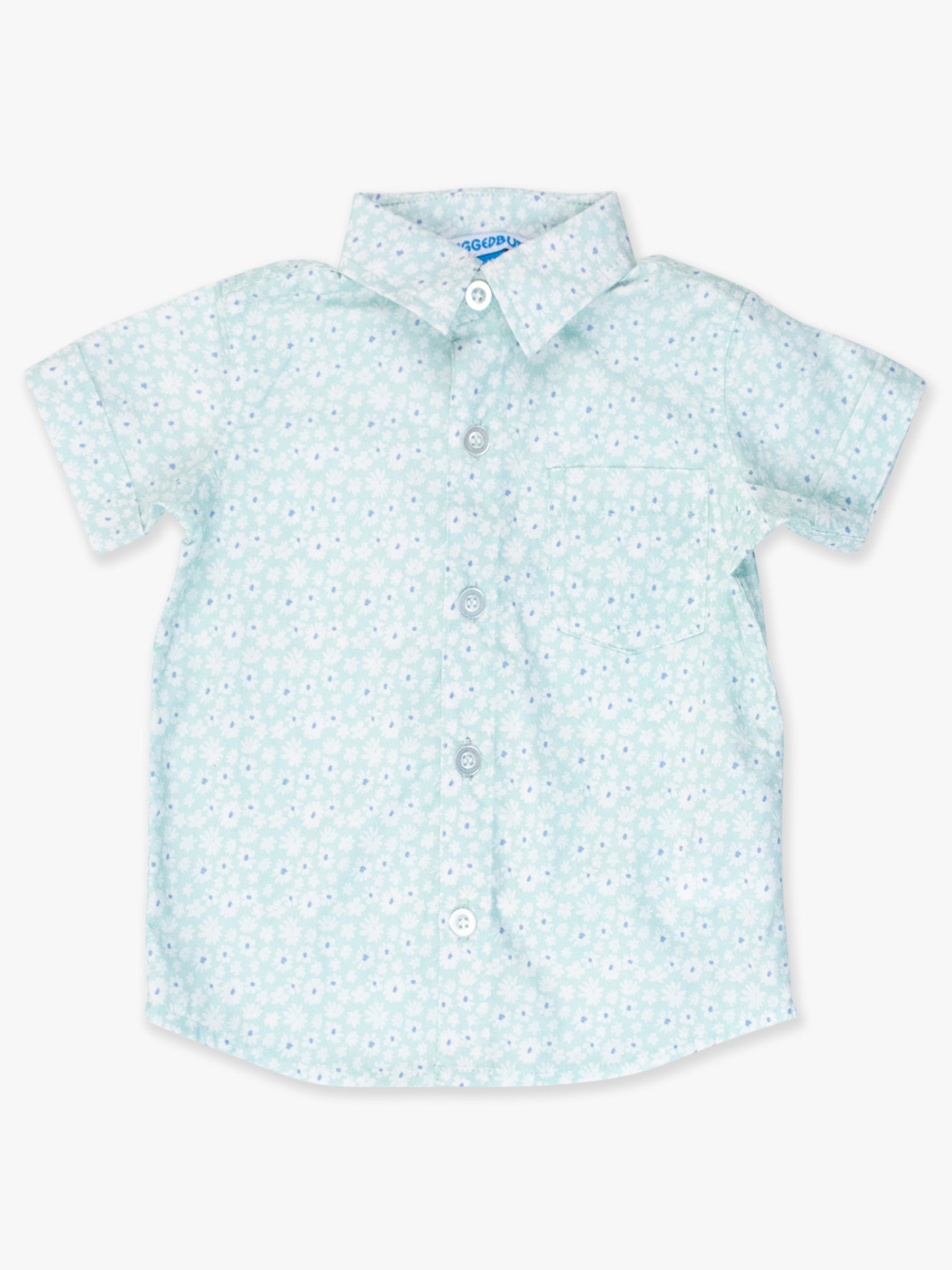 mint daisy button down