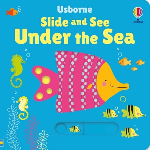 ocean themed slide and see kids book