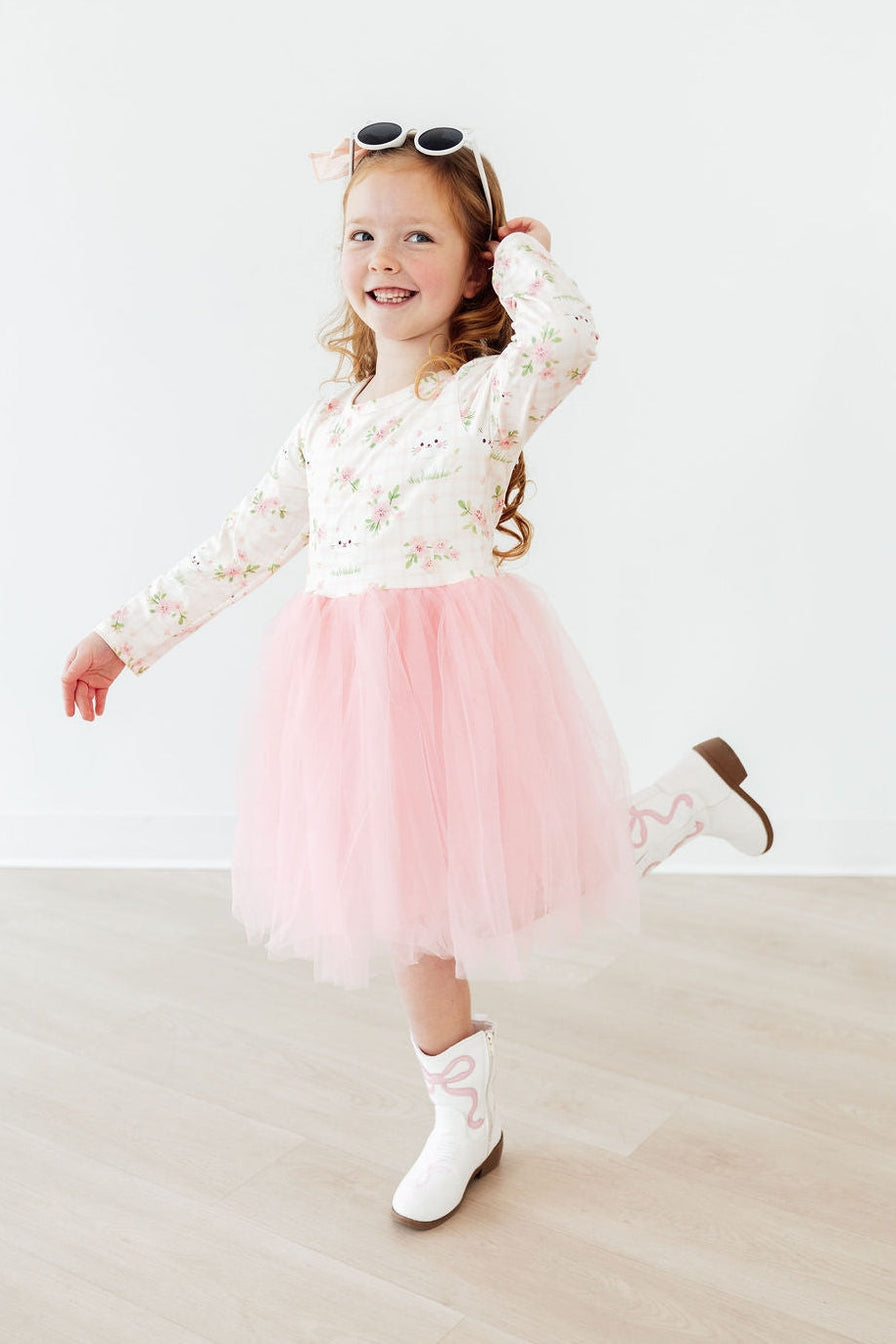 pink kittens tutu dress