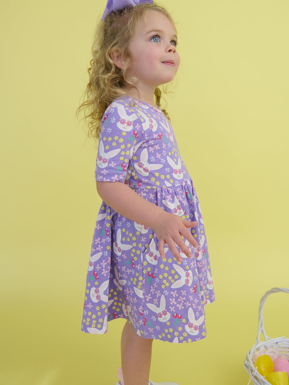 purple easter bunny sunglasses dress 2