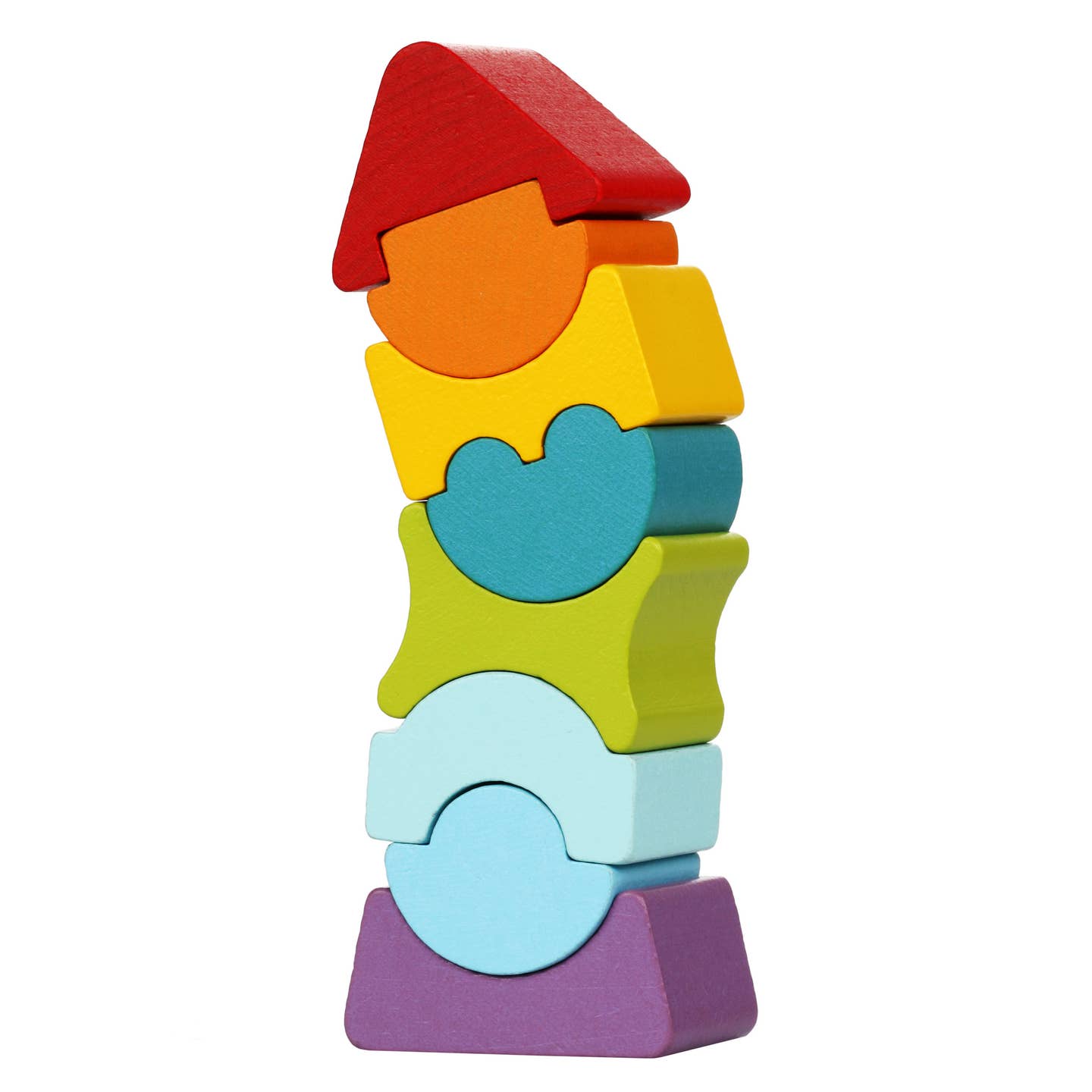 rainbow stacking tower