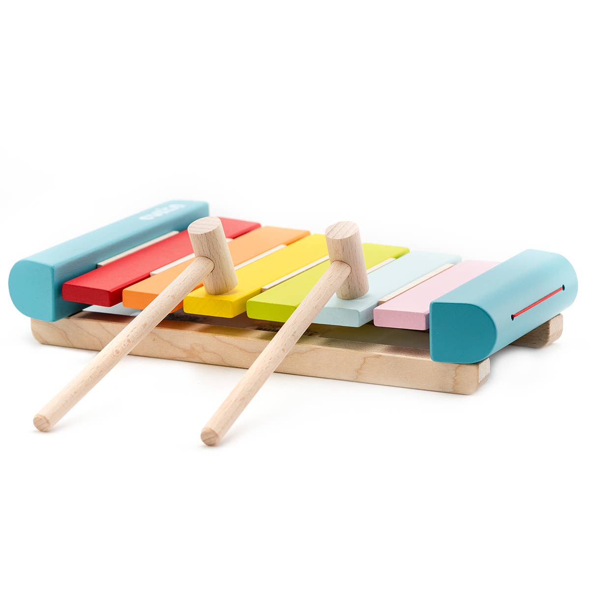 rainbow toy xylophone wood