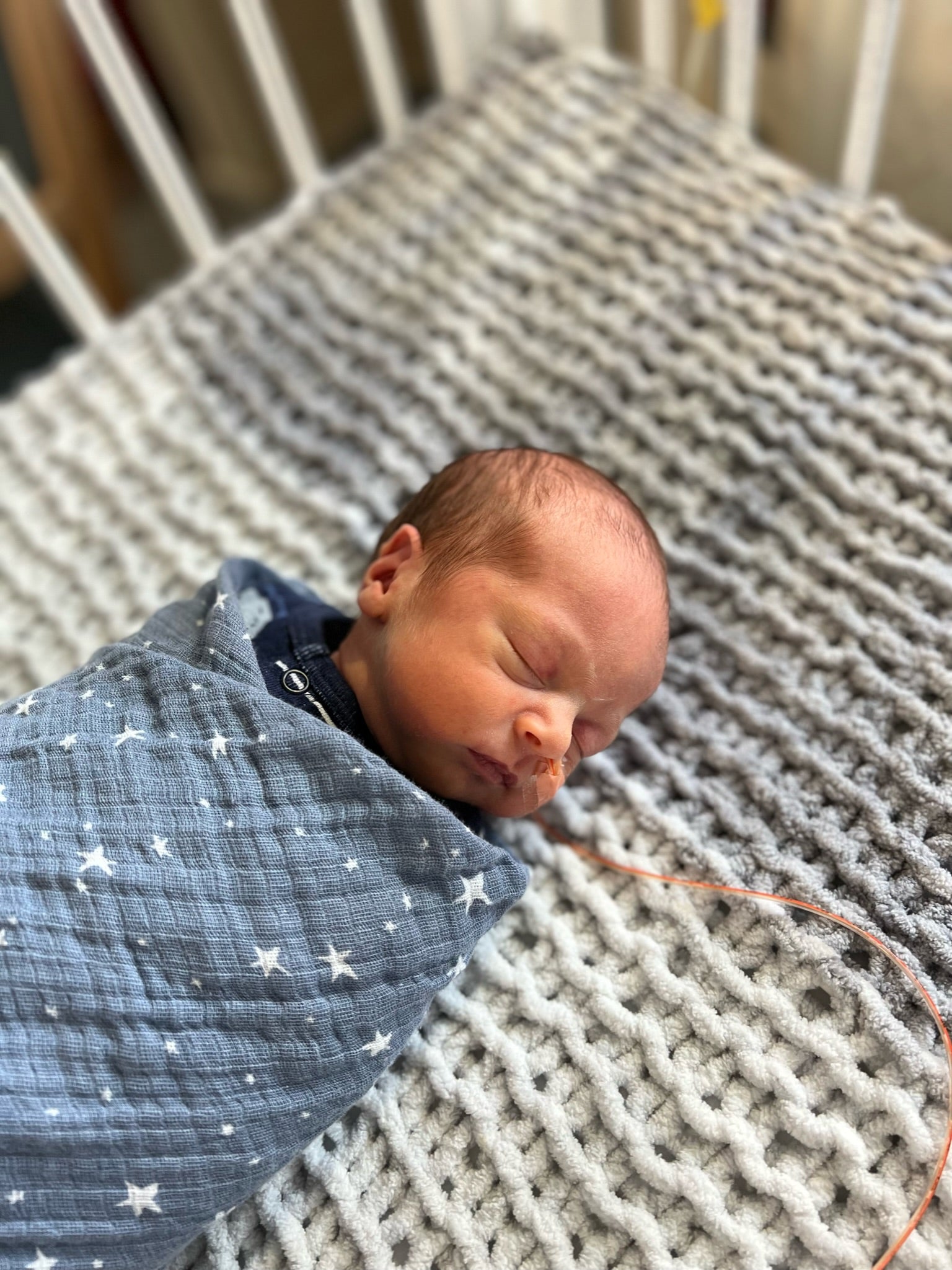 soft knit baby blanket