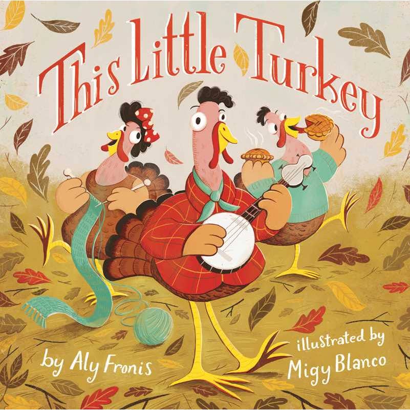 this little turkey board book
