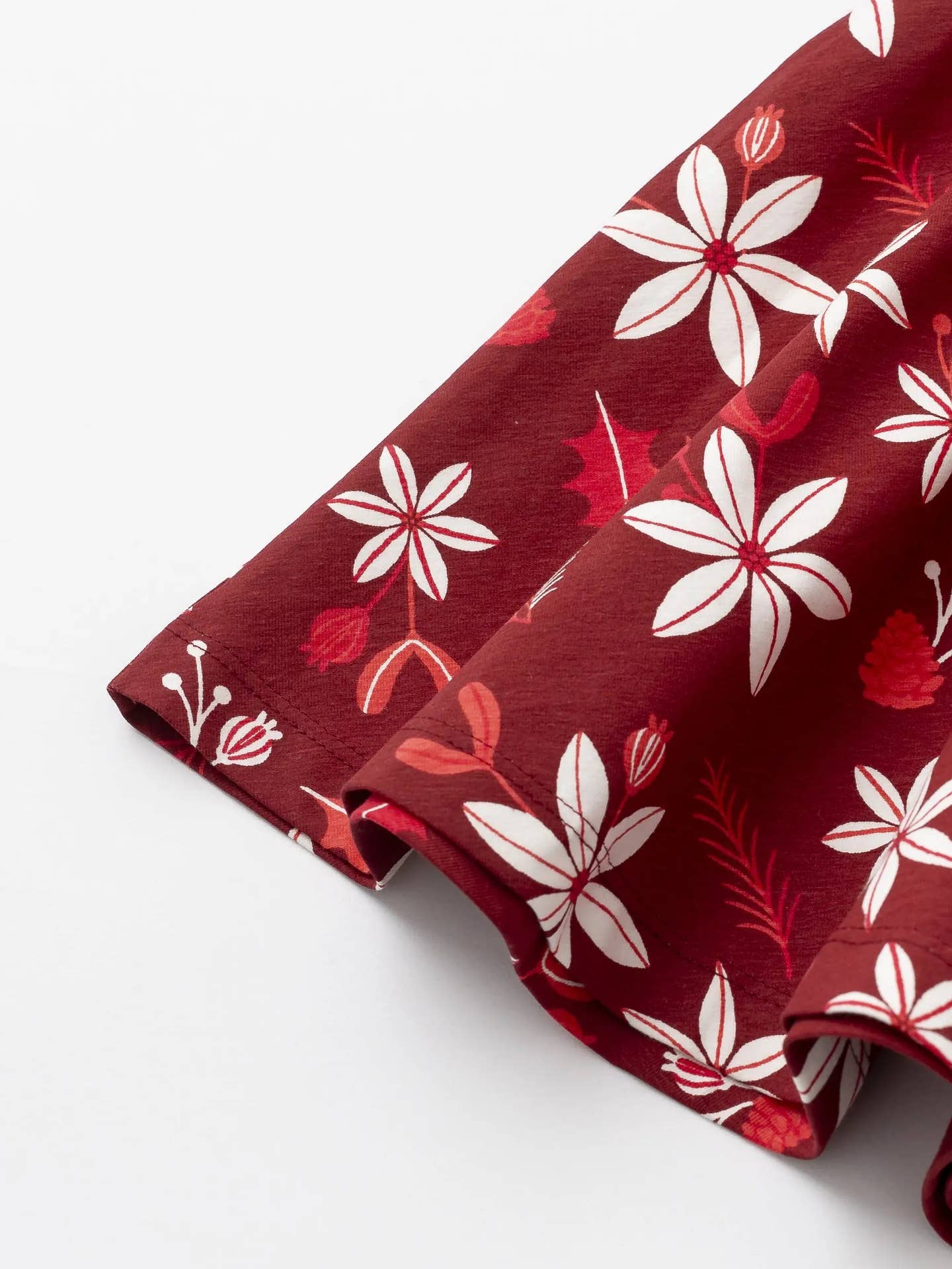 winter floral print dress for toddler girls