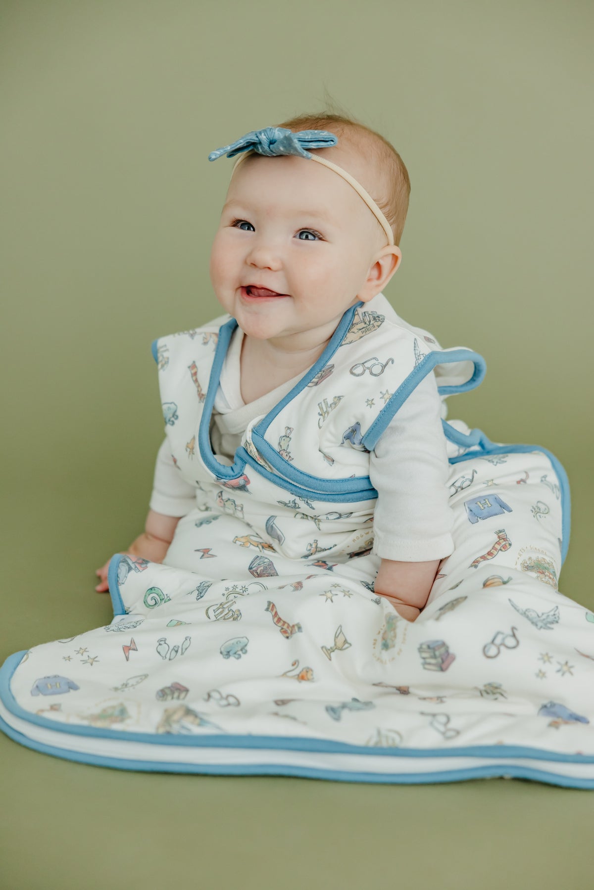 wizards printed baby sleep sack