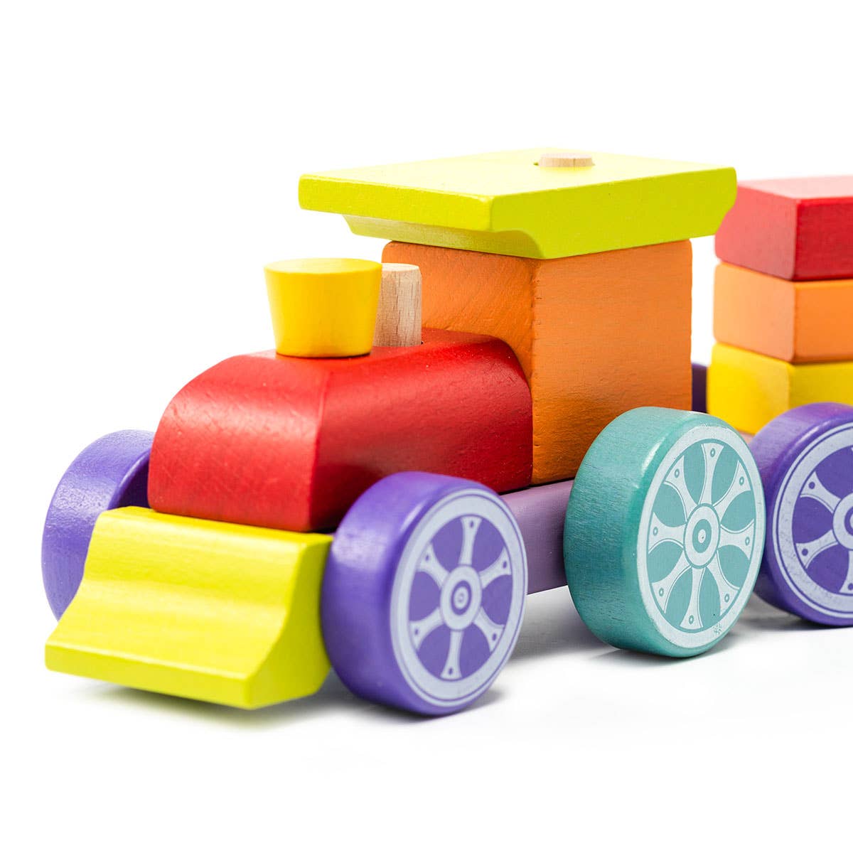 wooden train toy for toddlers