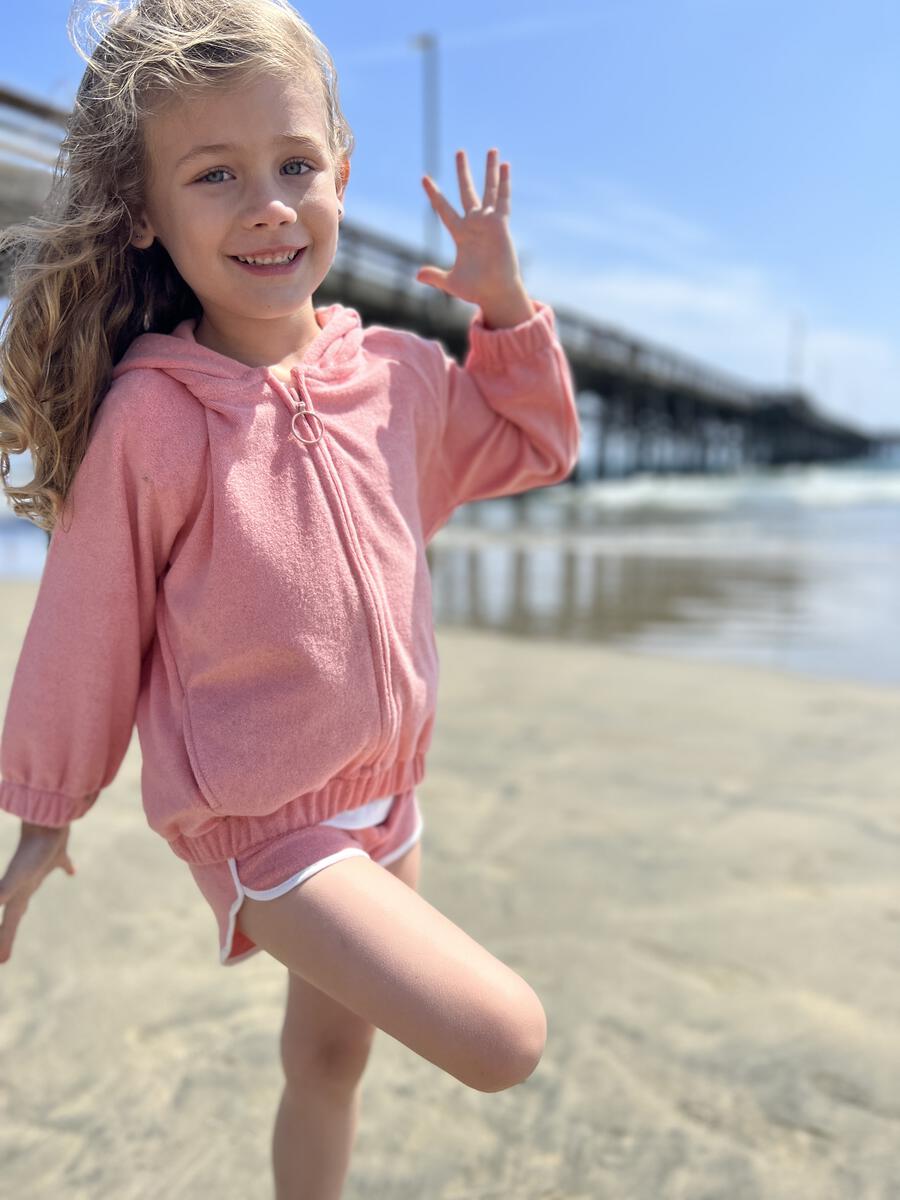 Cotton Girl's Beach Shorts