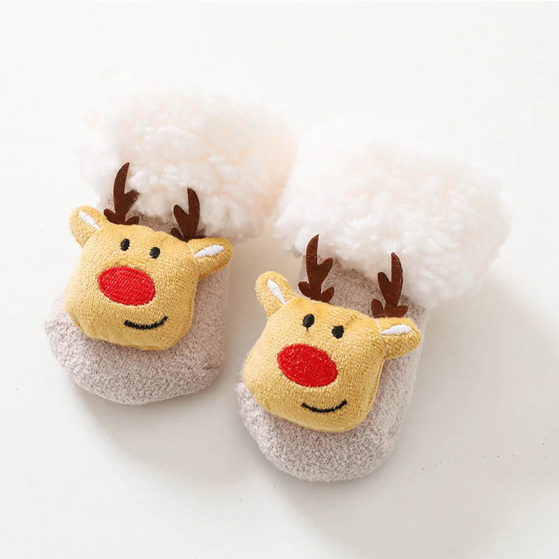 Reindeer Slipper Socks - Online Only