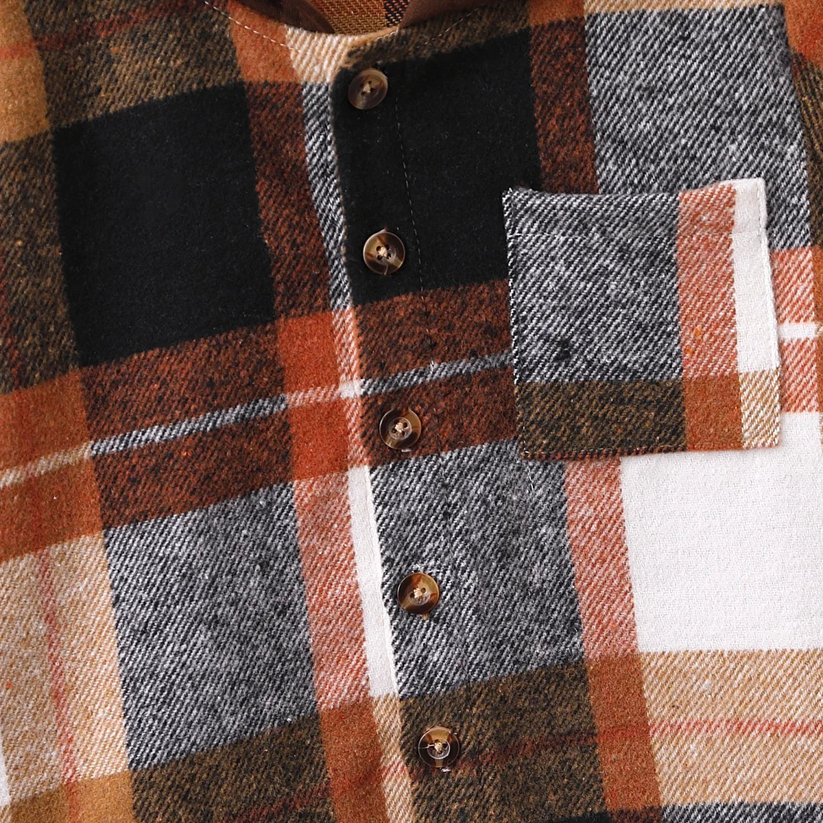 Plaid Pocket Jacket