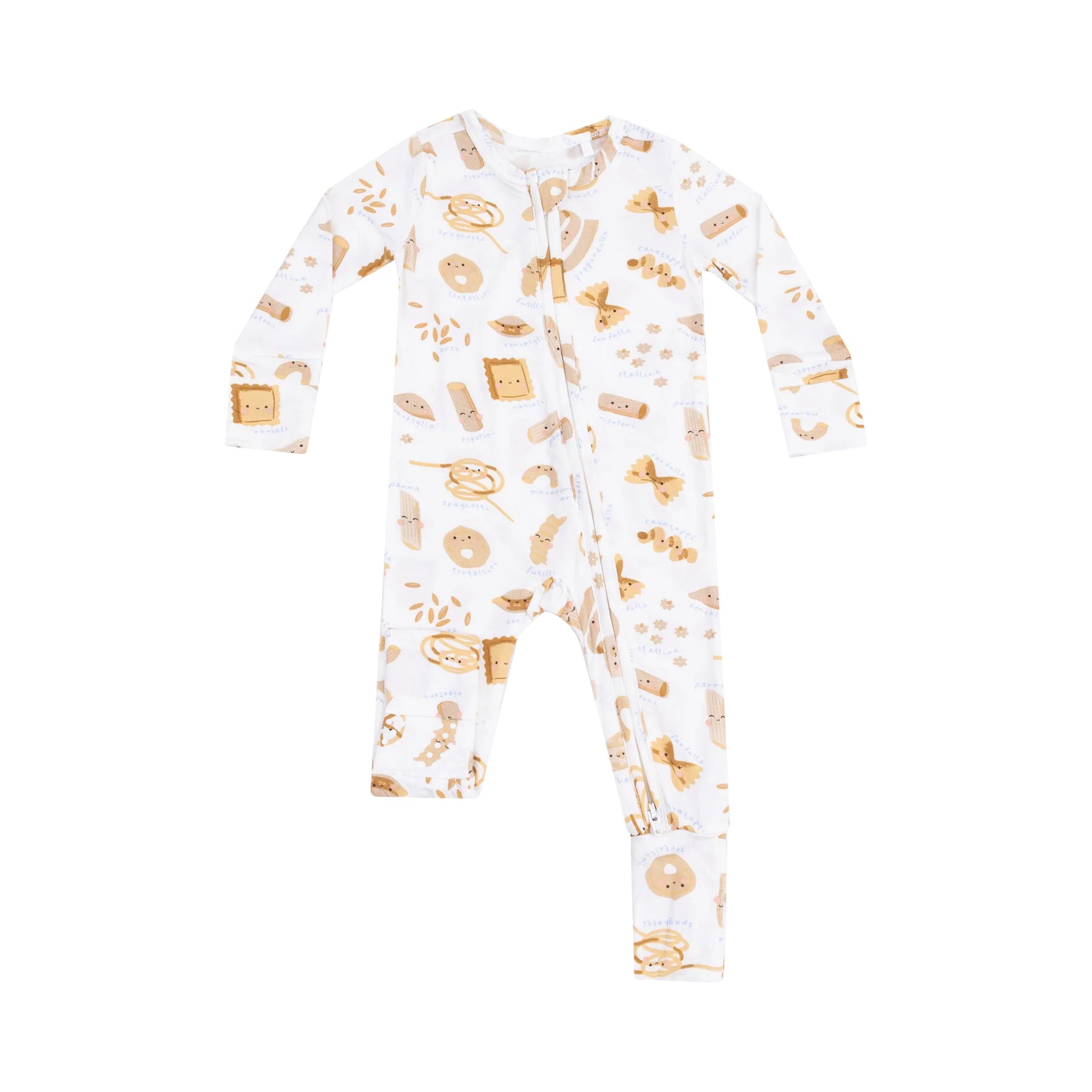 Little Pasta Convertible 2-Way Zipper Footie