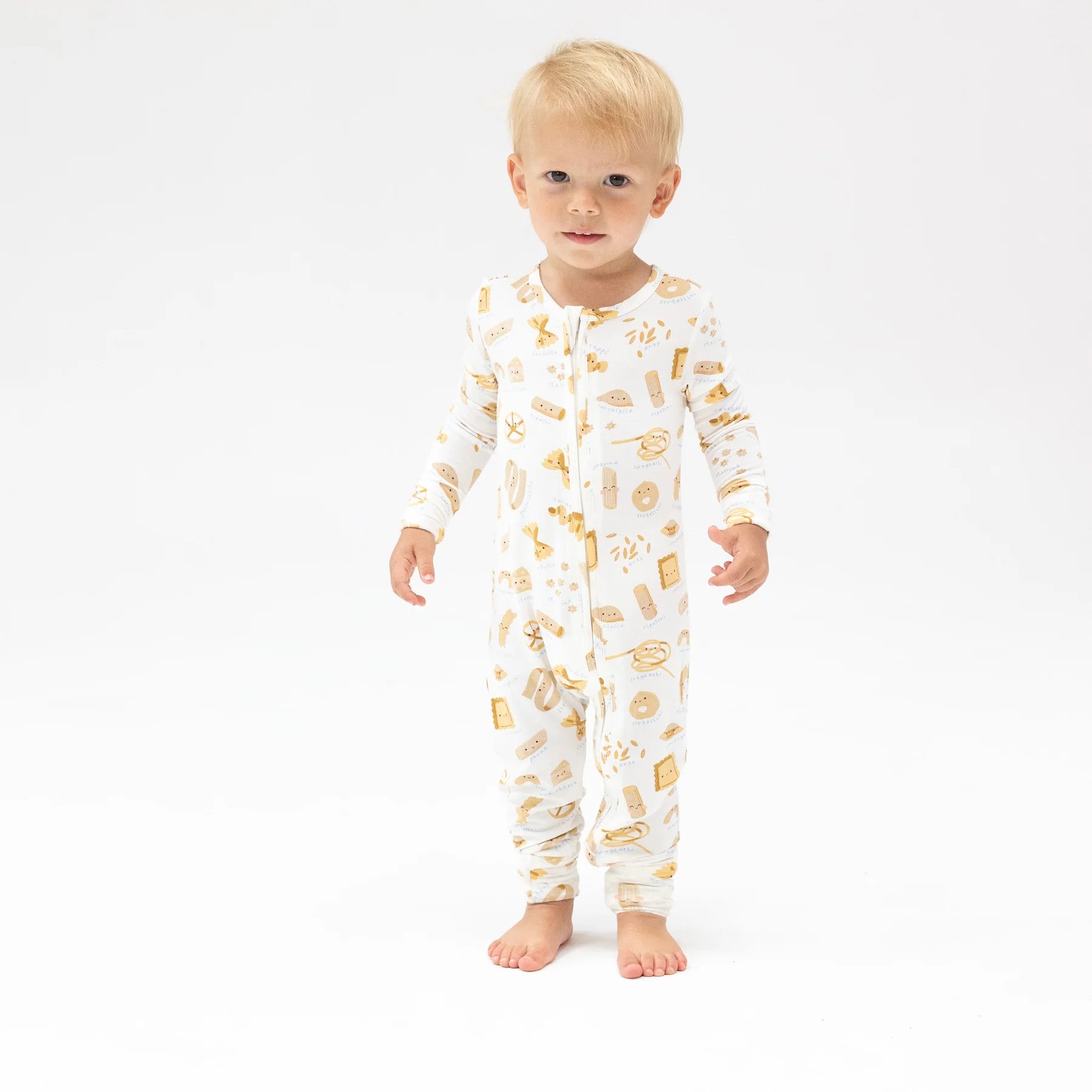 Little Pasta Convertible 2-Way Zipper Footie