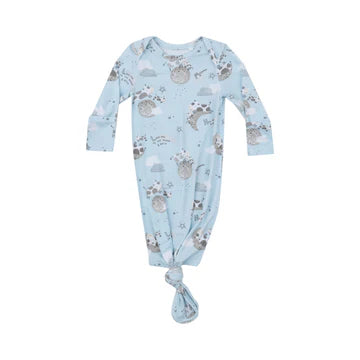 I Love You To The Moon Cows Knotted Gown