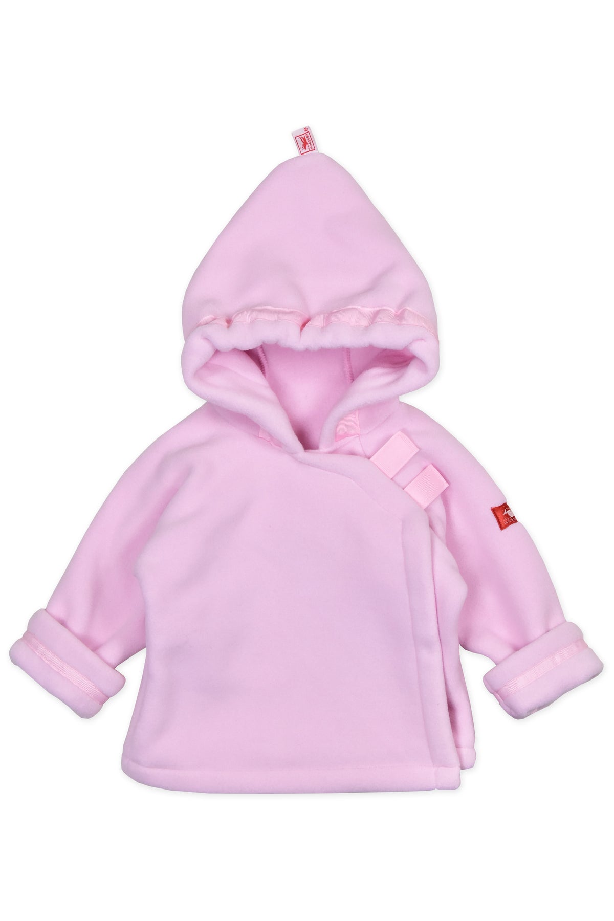 Widgeon Warmplus Fleece Favorite Jacket, Wrap Close, Hood in Light Pink