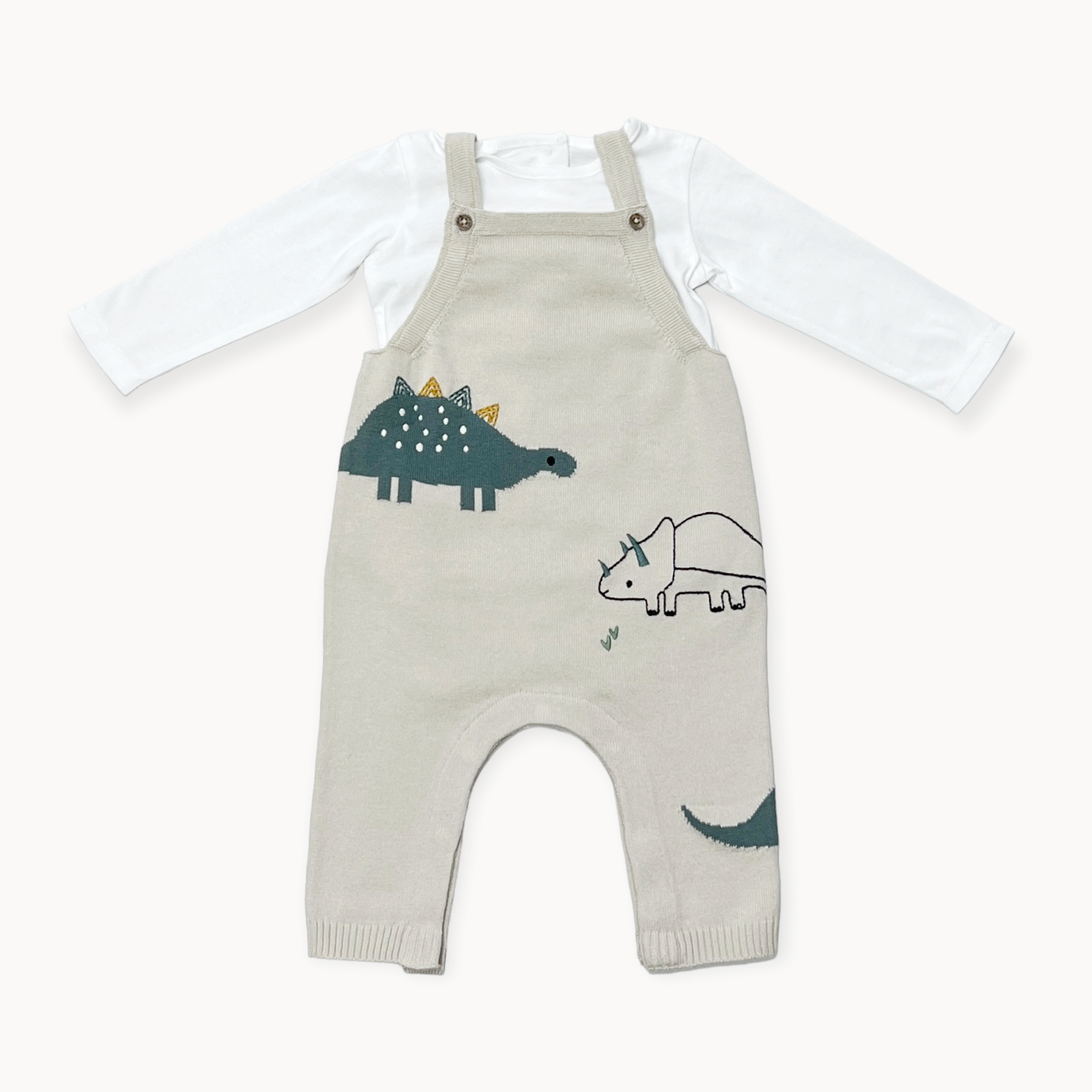 Two Piece Dinosaur Romper Set