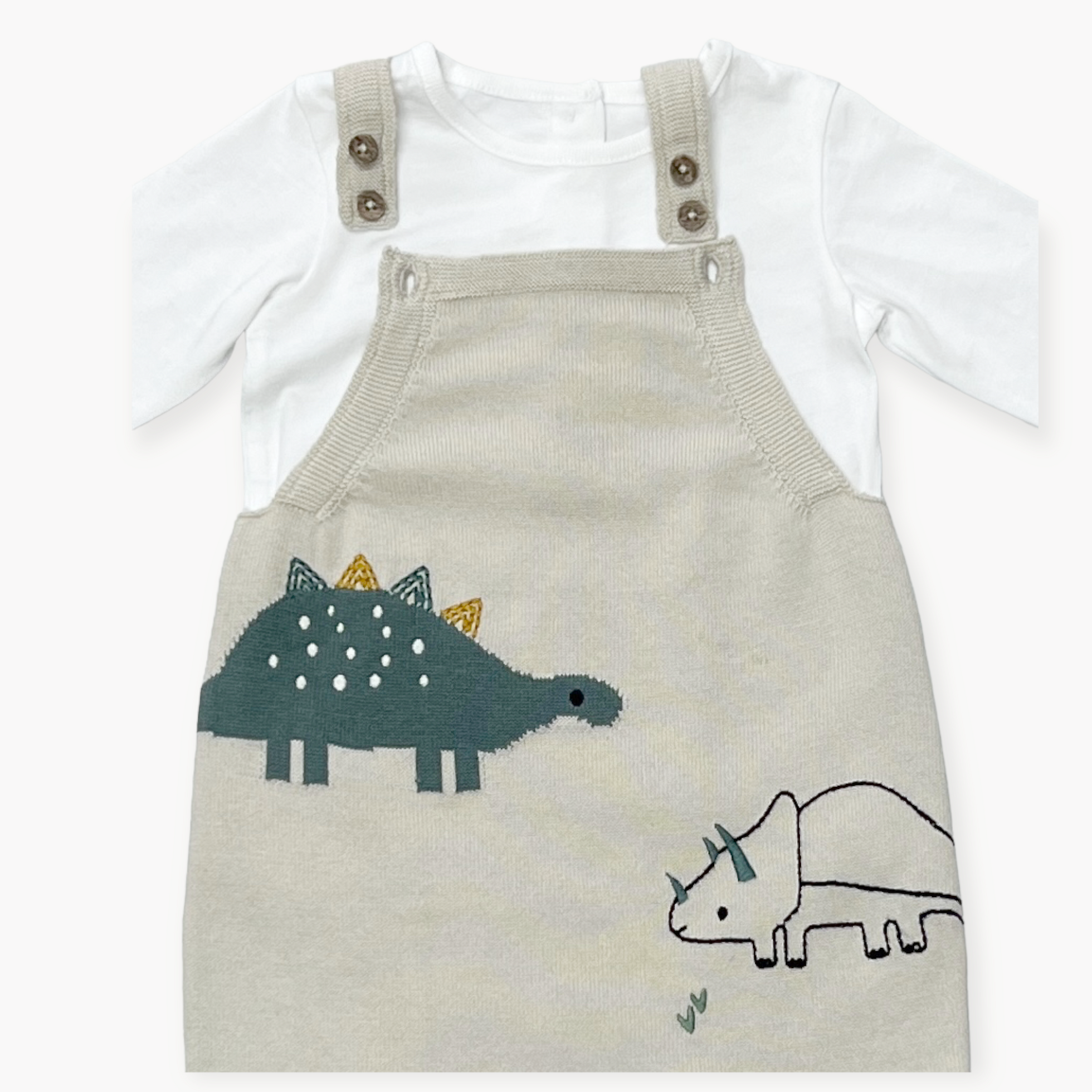 Two Piece Dinosaur Romper Set