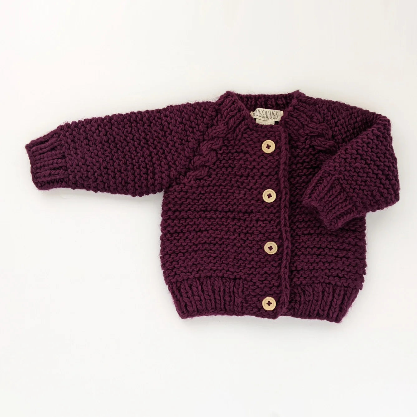 Garter Stitch Cardigan - Clearance Colors