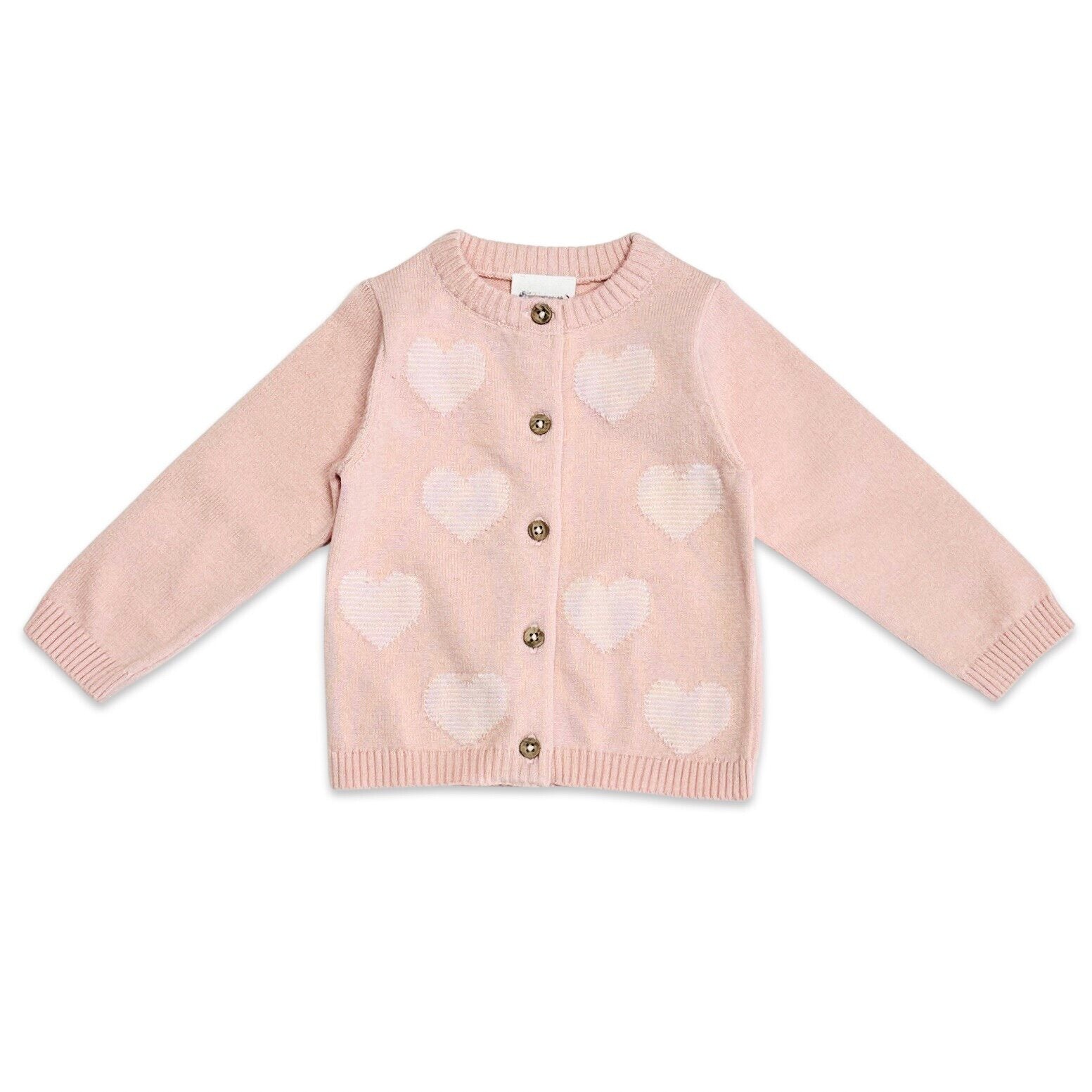 Hearts Jacquard Cardigan