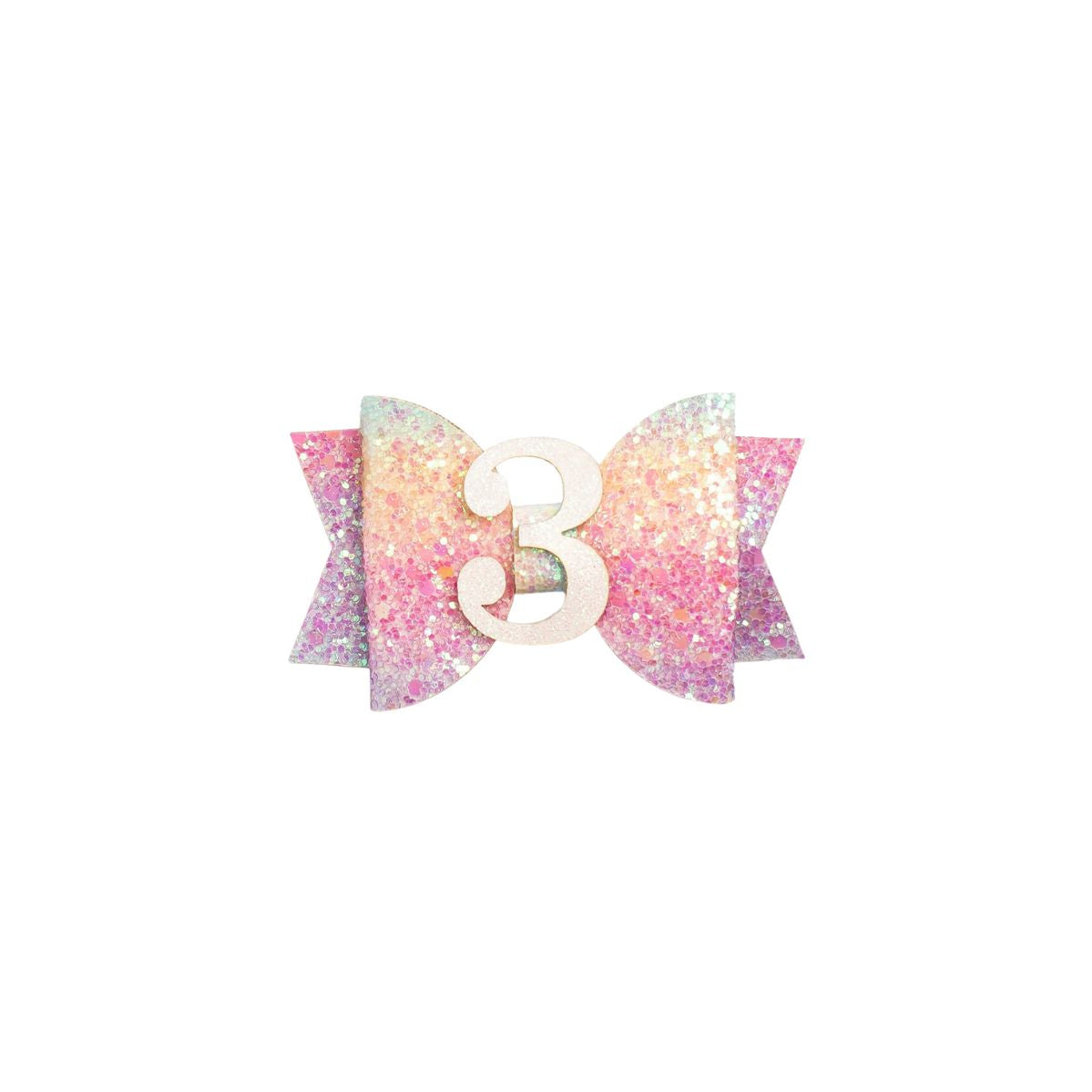 3rd birthday hair clip