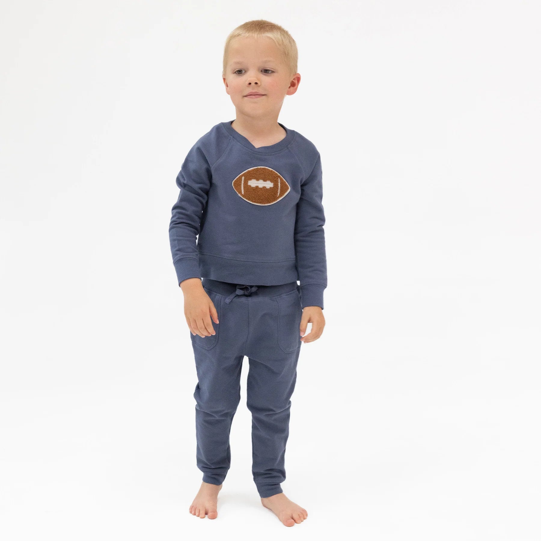 Football French Terry Sweatshirt & Jogger Set