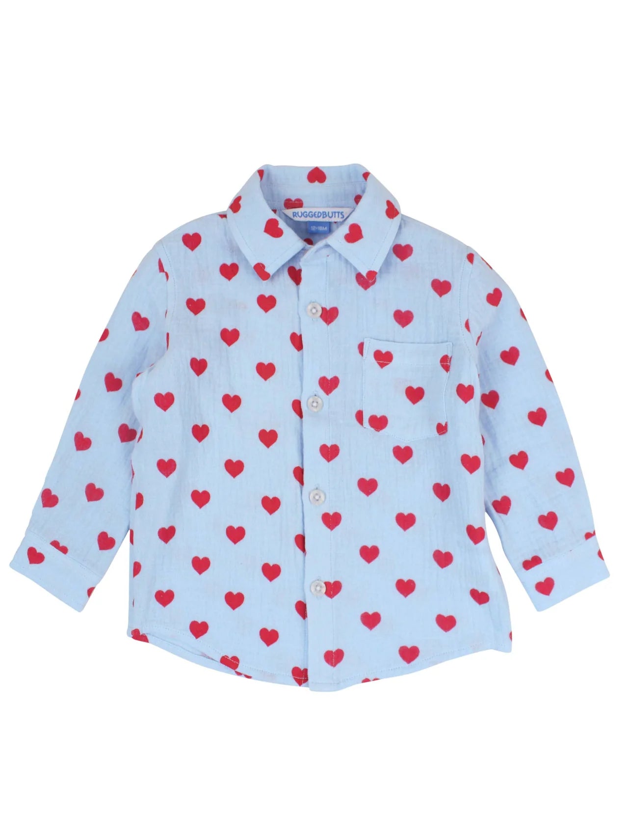 Steal Your Heart Long Sleeve Button Down