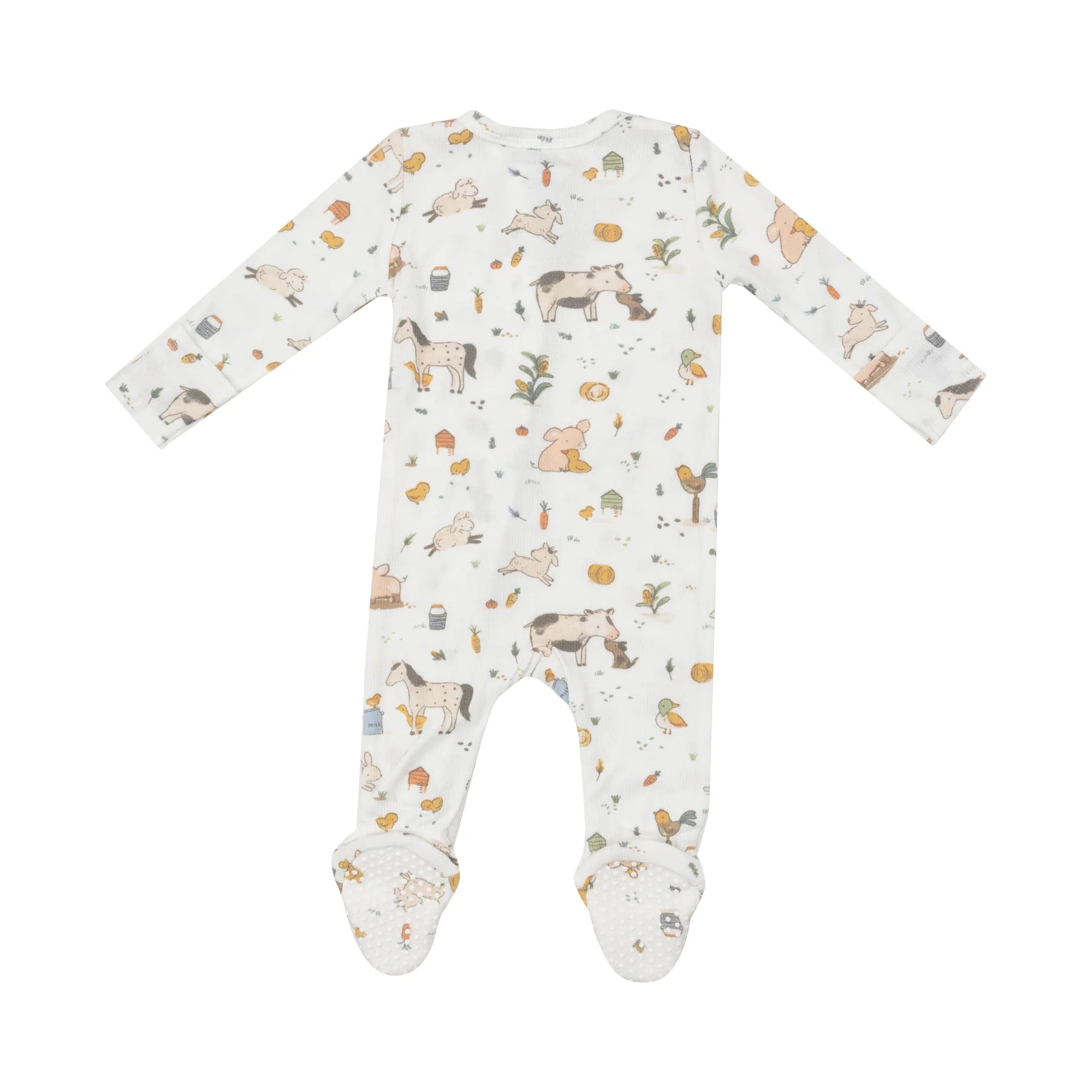 Farm Babies 2-Way Zipper Footie