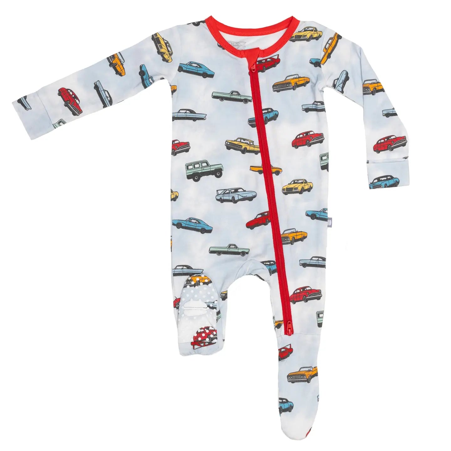 Baby Car Print Footie