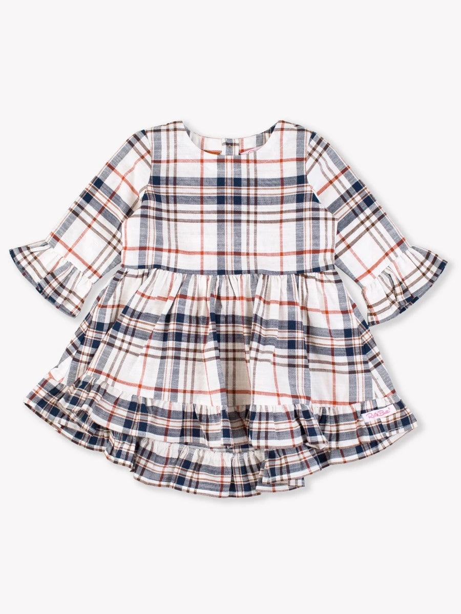 Baby Plaid Ruffle Tunic 