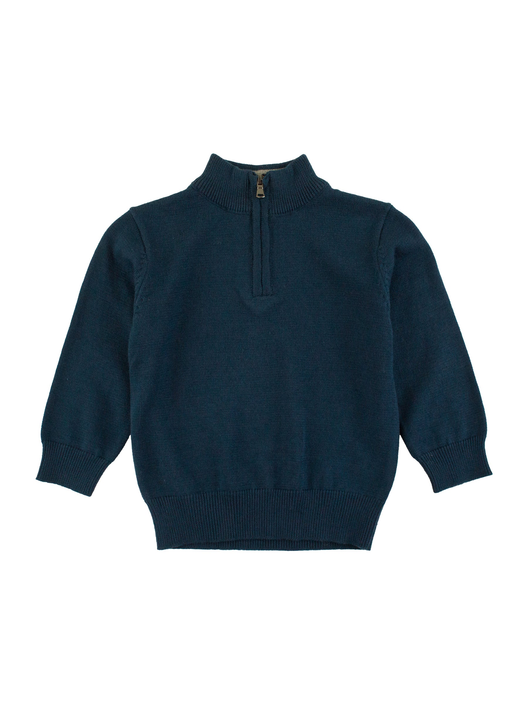 Boys Navy Quarter Zip