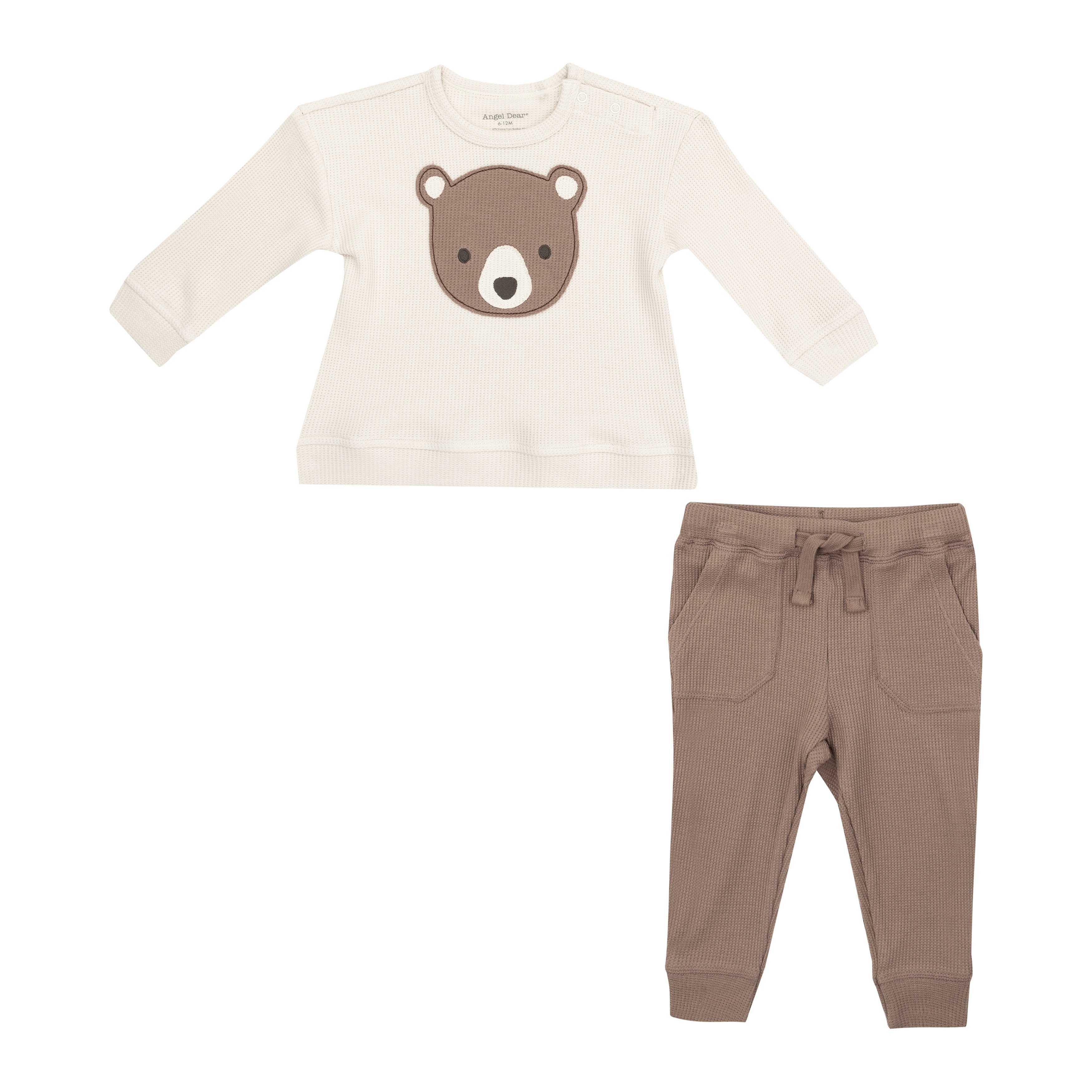 Brown Bear Sweatshirt And Jogger Set