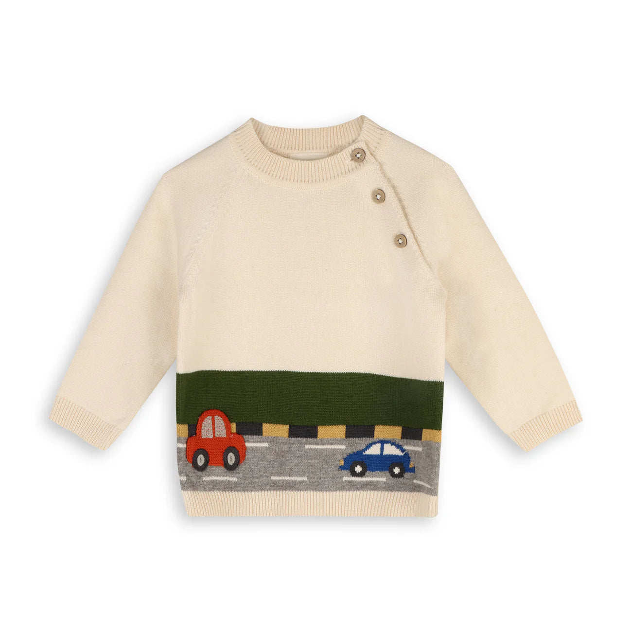 Cars Organic Baby Knit Sweater