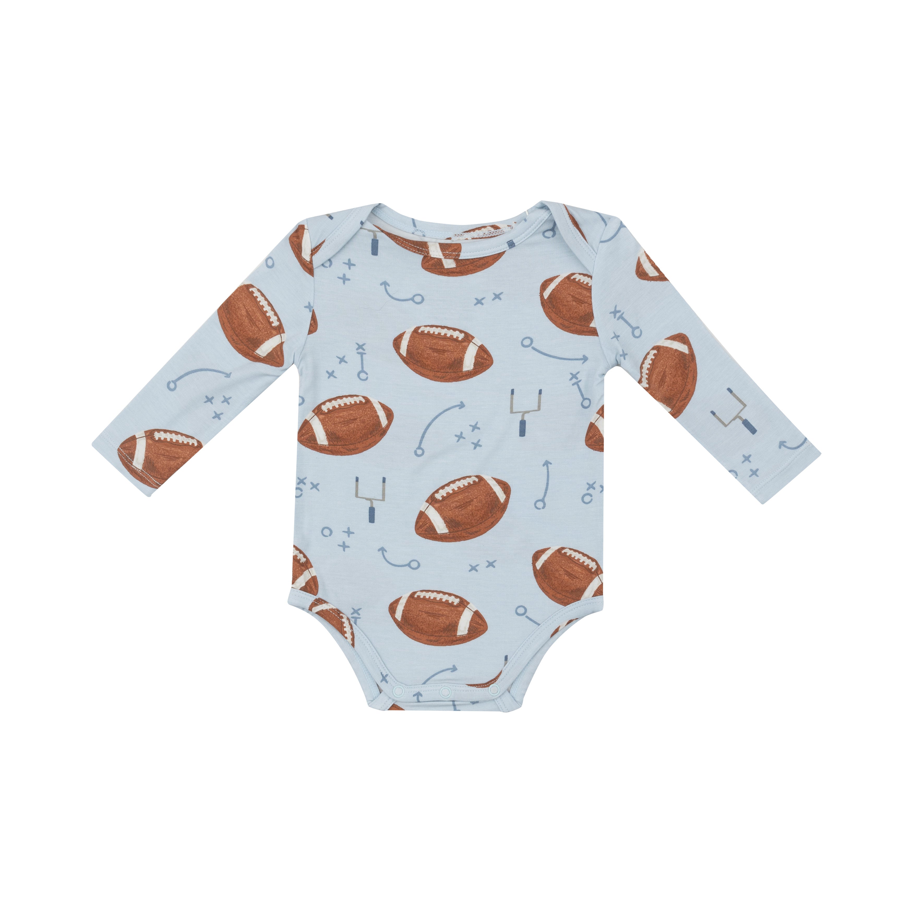 Football Print Baby Bodysuit