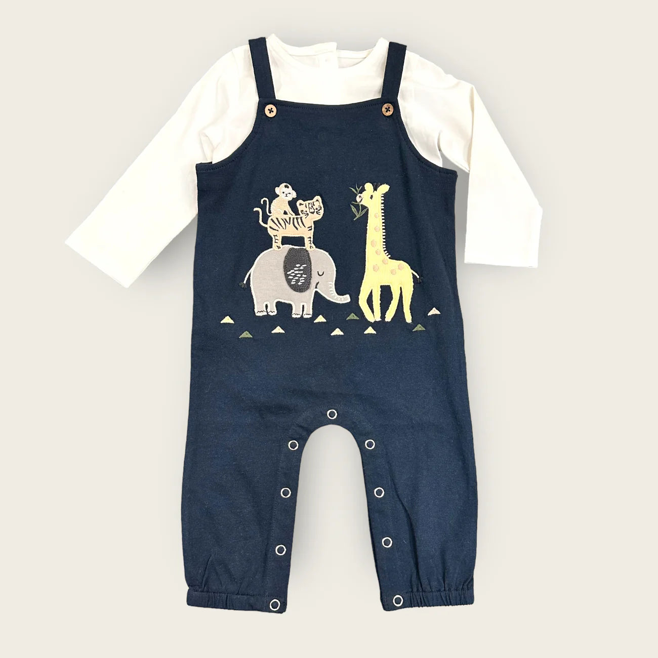 Safari Baby Overall Set