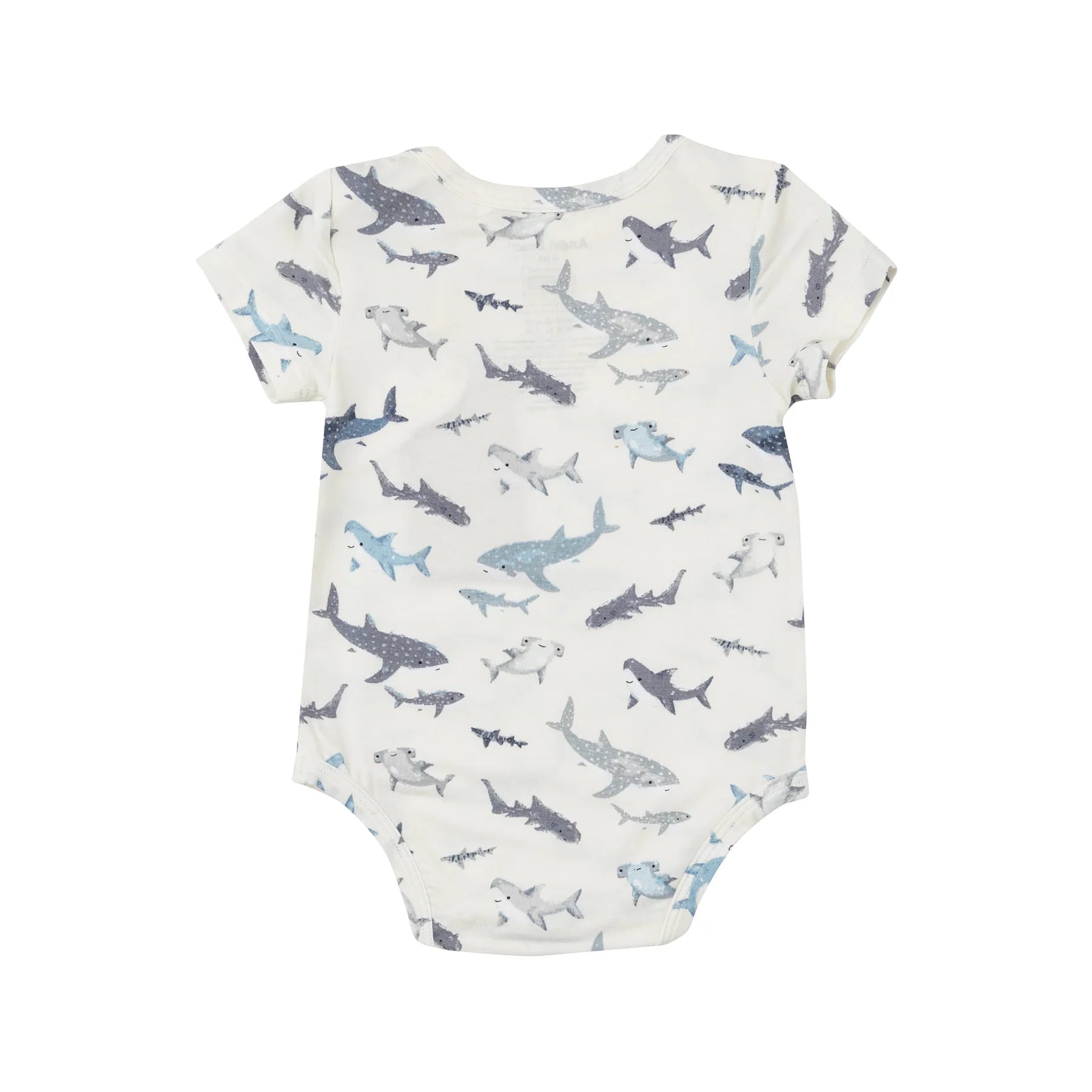 Shark Print Baby Onesie