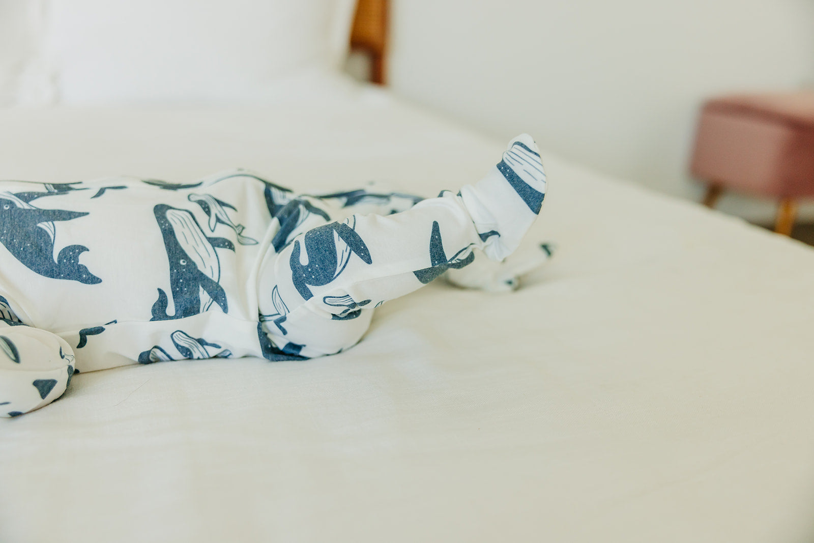 Whale Baby Footed Pajama