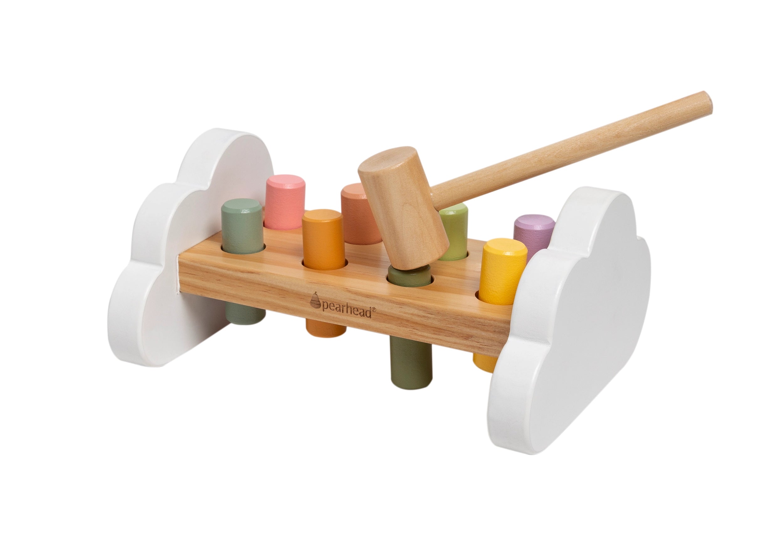 Wooden Toy Hammer Bench