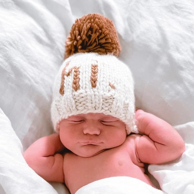 Hi Hand Knit Beanie